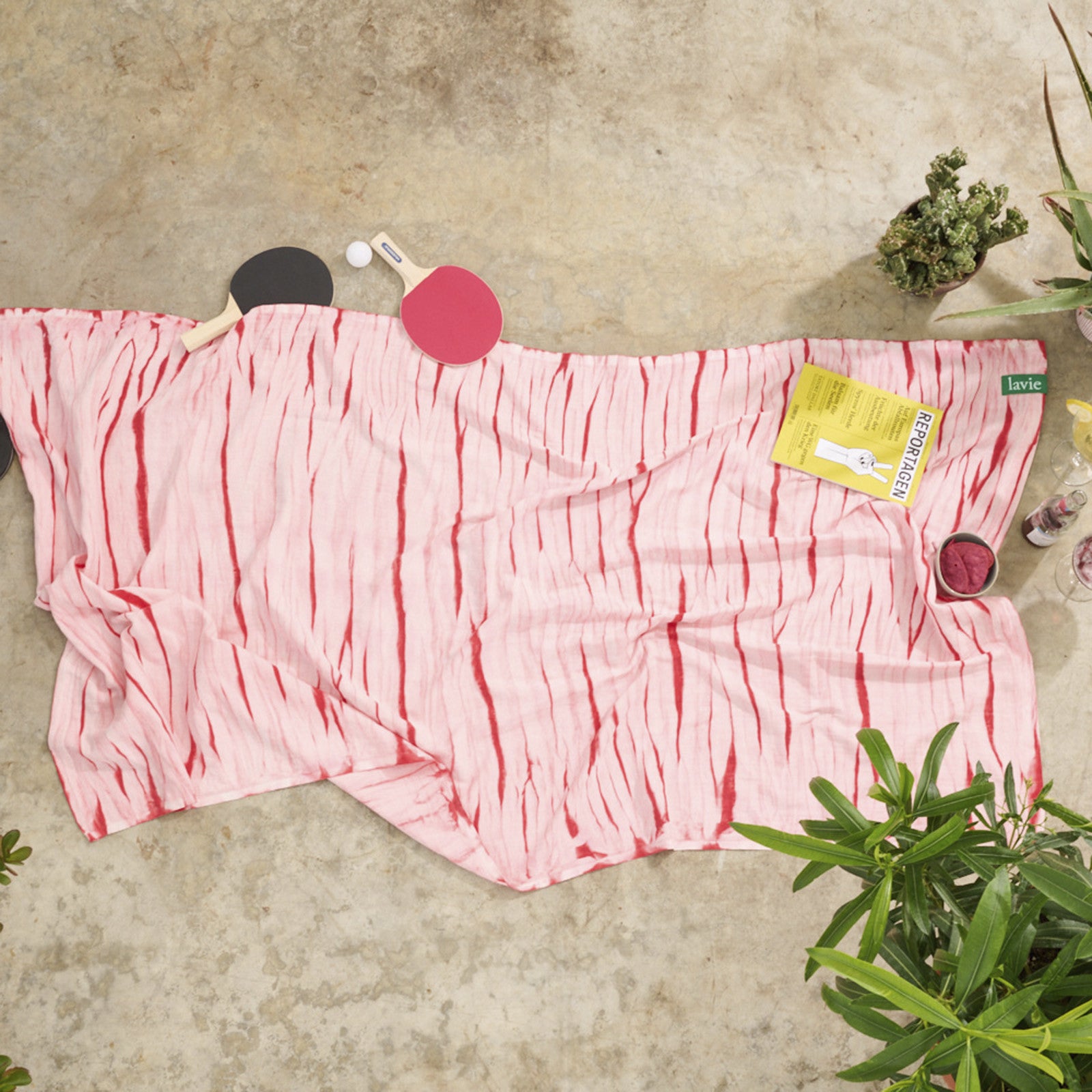 Runa Hamamtuch 90x170 cm Lychee