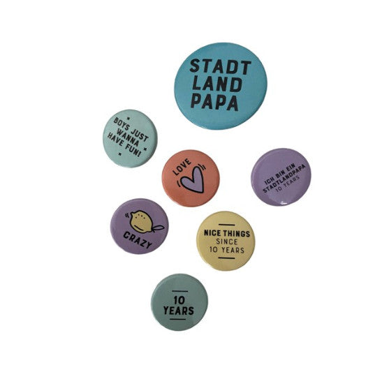 Pin set Stadtlandpapa