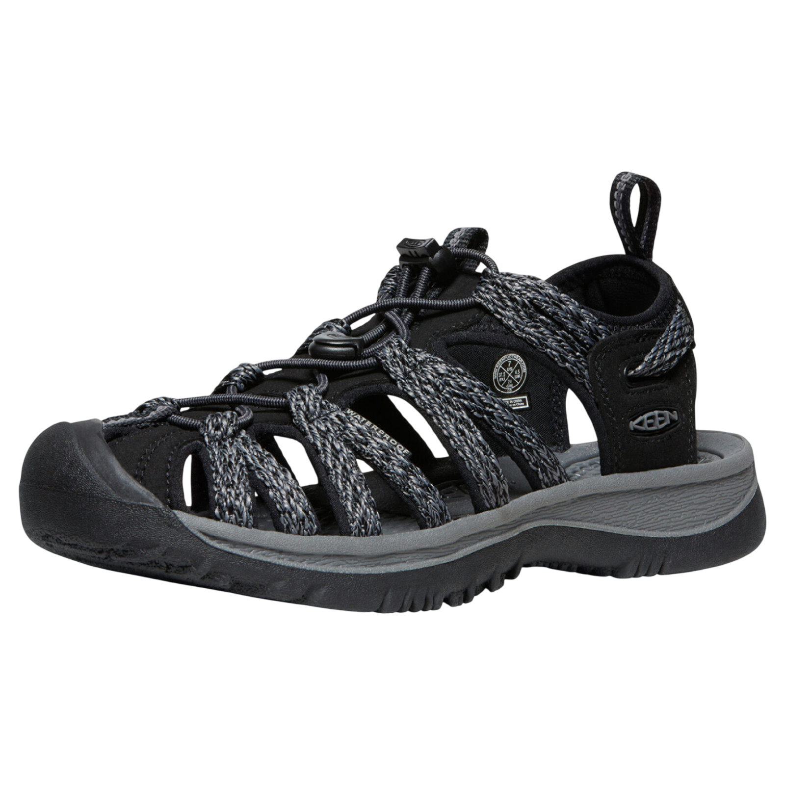 Sandalen Whisper black/steel grey