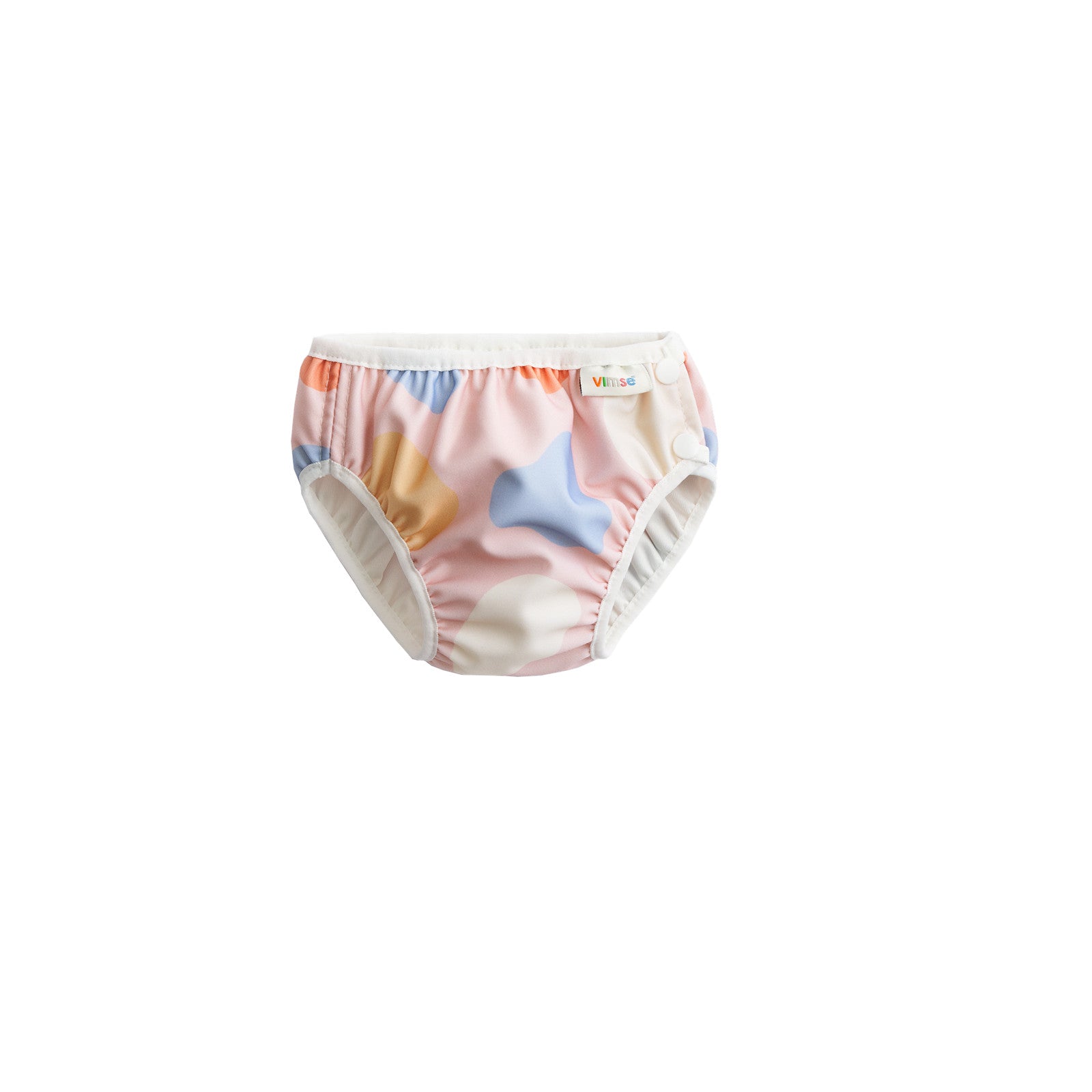 Bath diaper set of 2 pink shapes