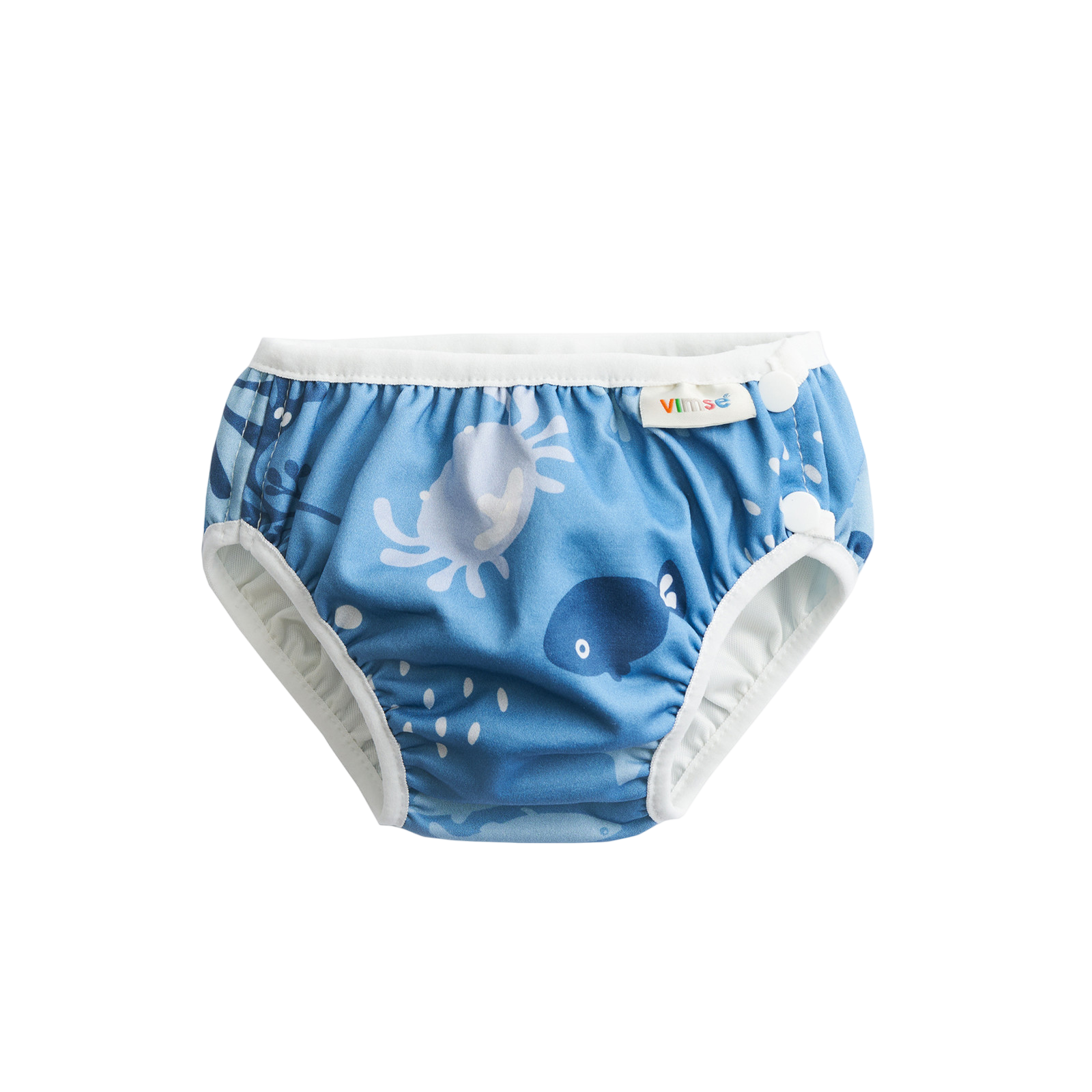 Swim diaper set of Blue whale