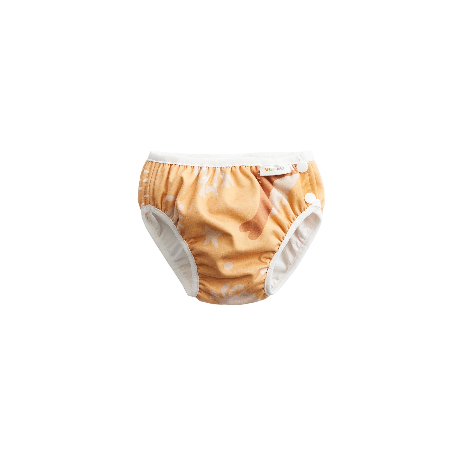 Swim diaper set of 2 yellow whale