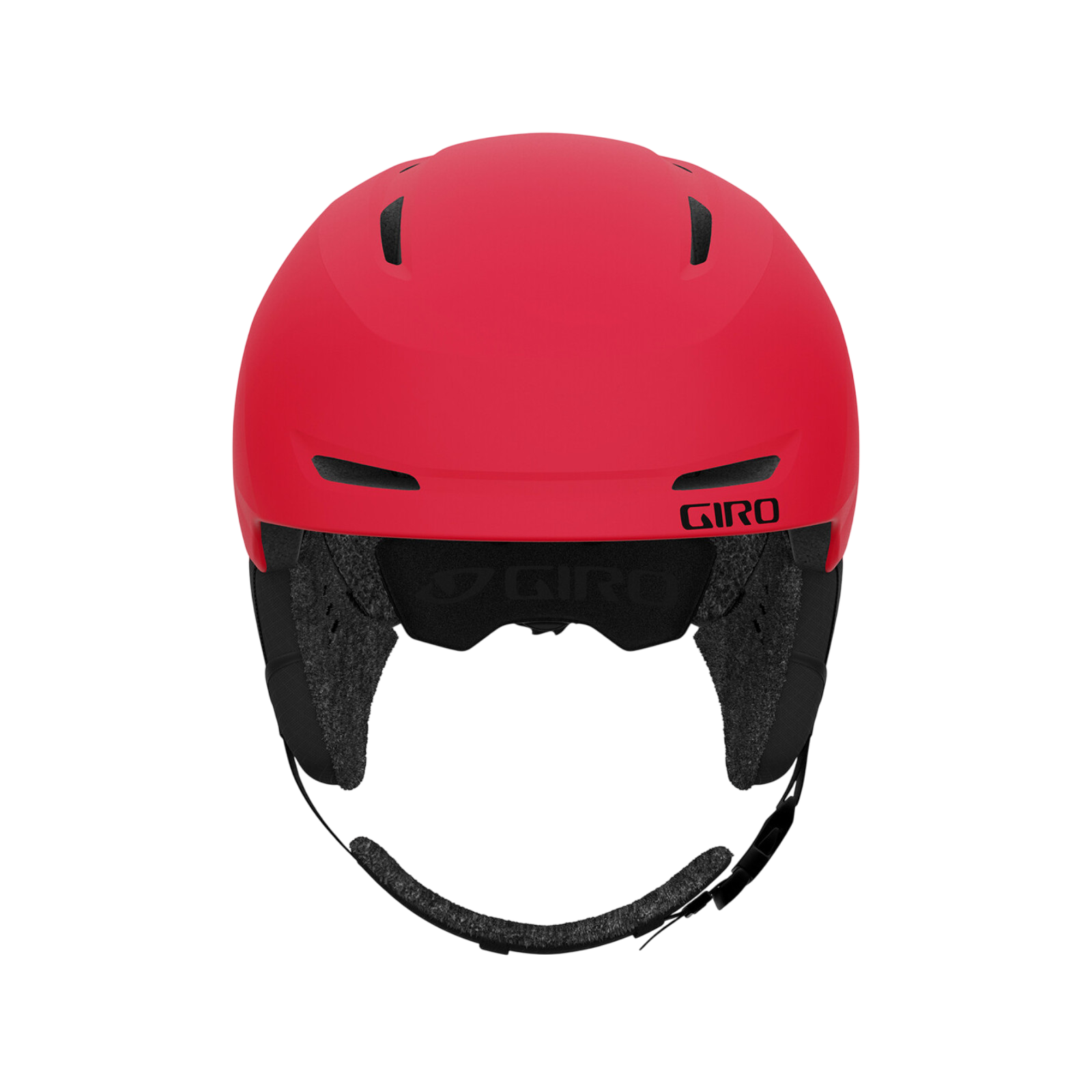 Spur ski helmet matte bright red
