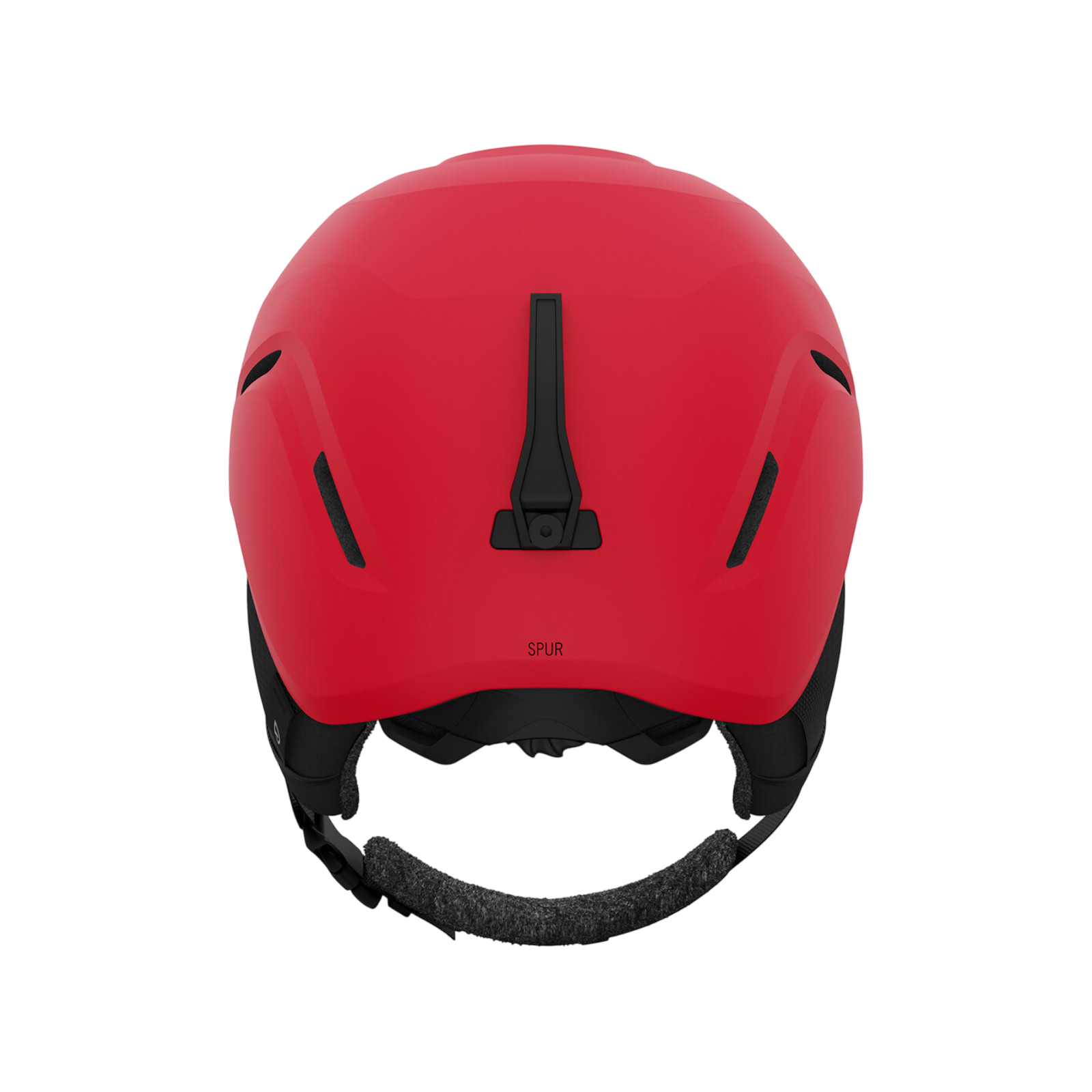 Spur ski helmet matte bright red