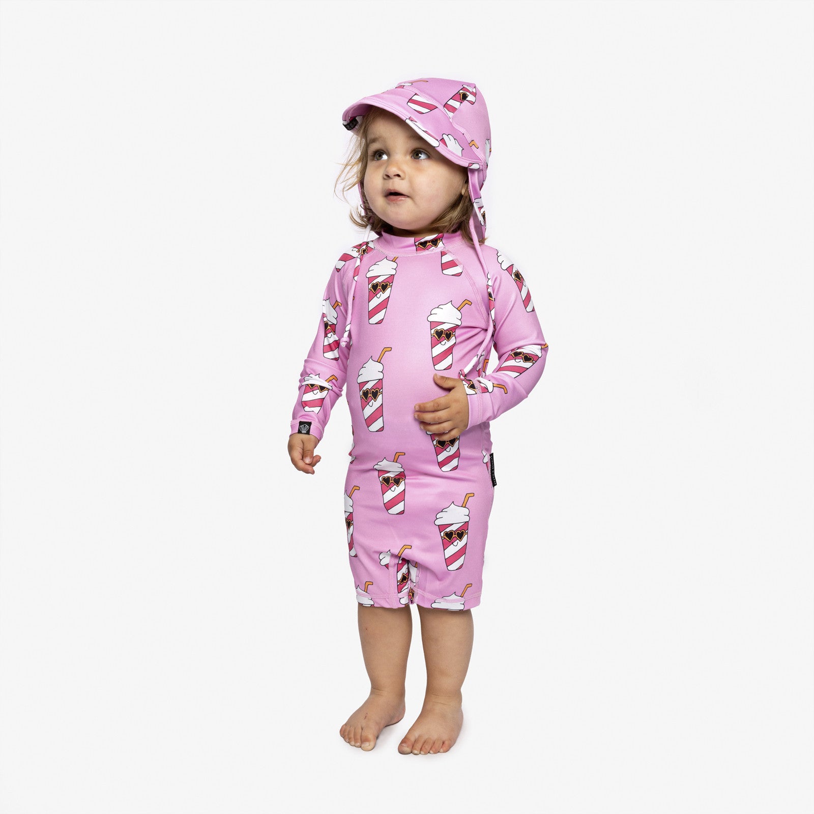 Maillot de bain bébé UPF 50+ Shake it Pink