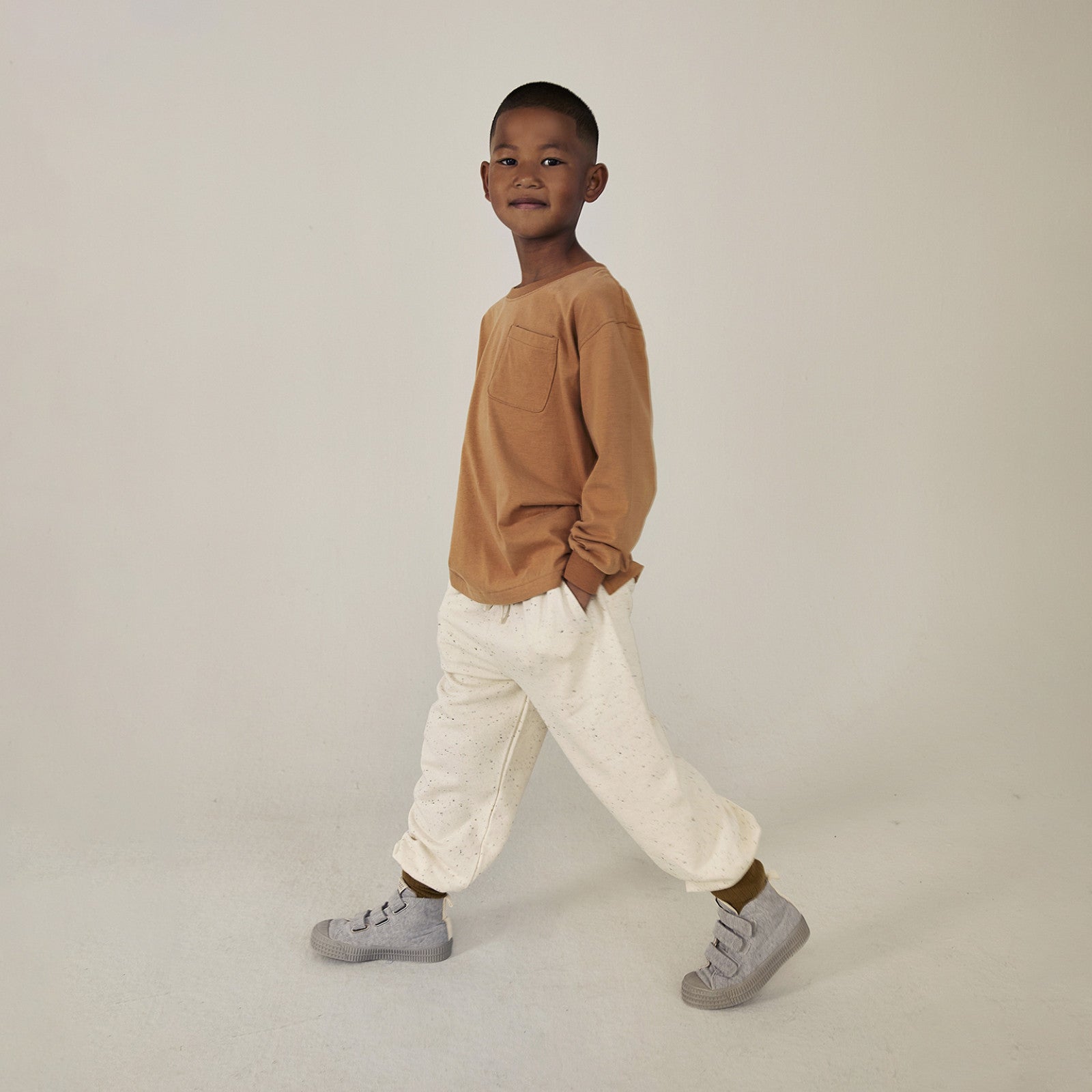 T-shirt à manches longues Biscuit