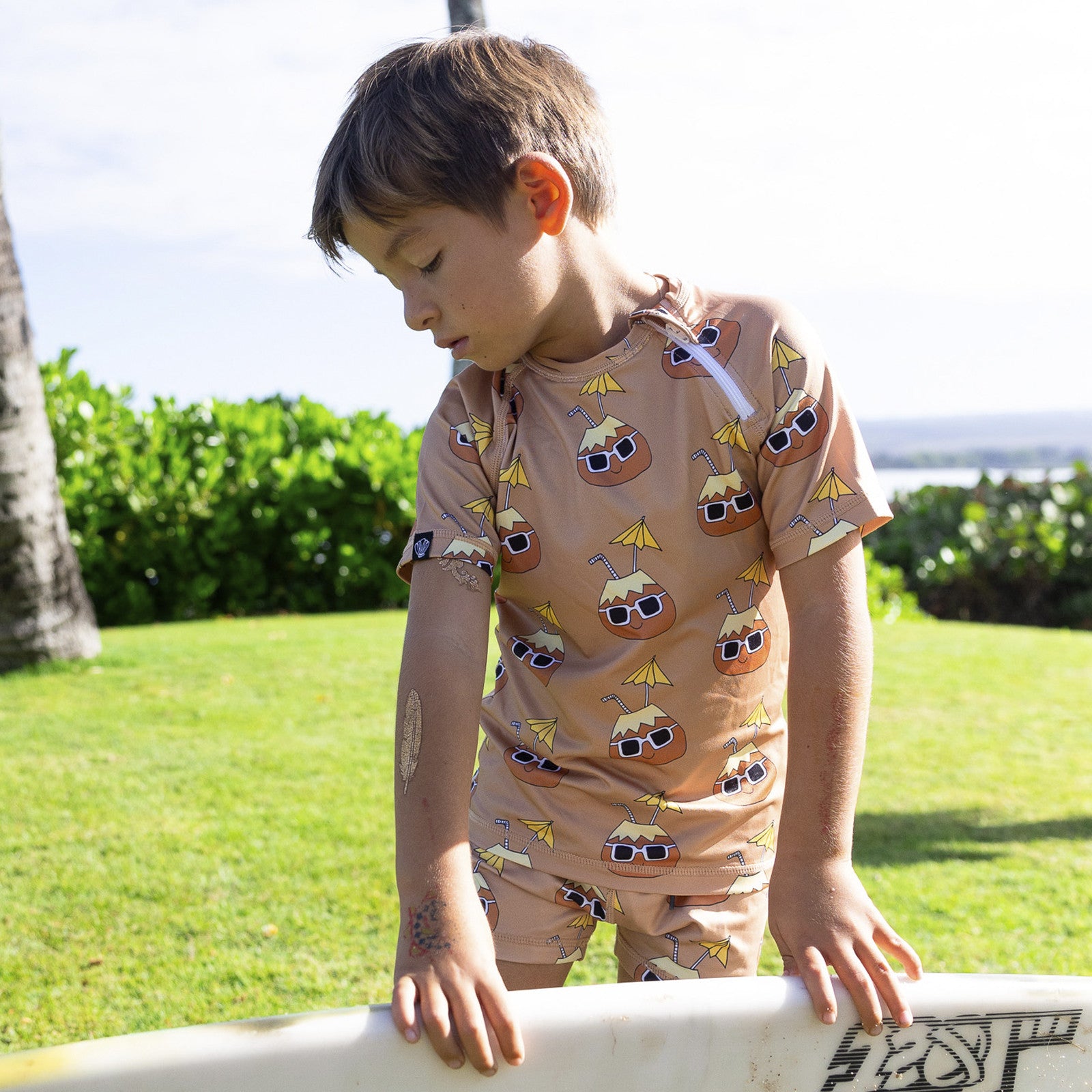 Swimming trunks UPF 50+ Cool Coconut Sand