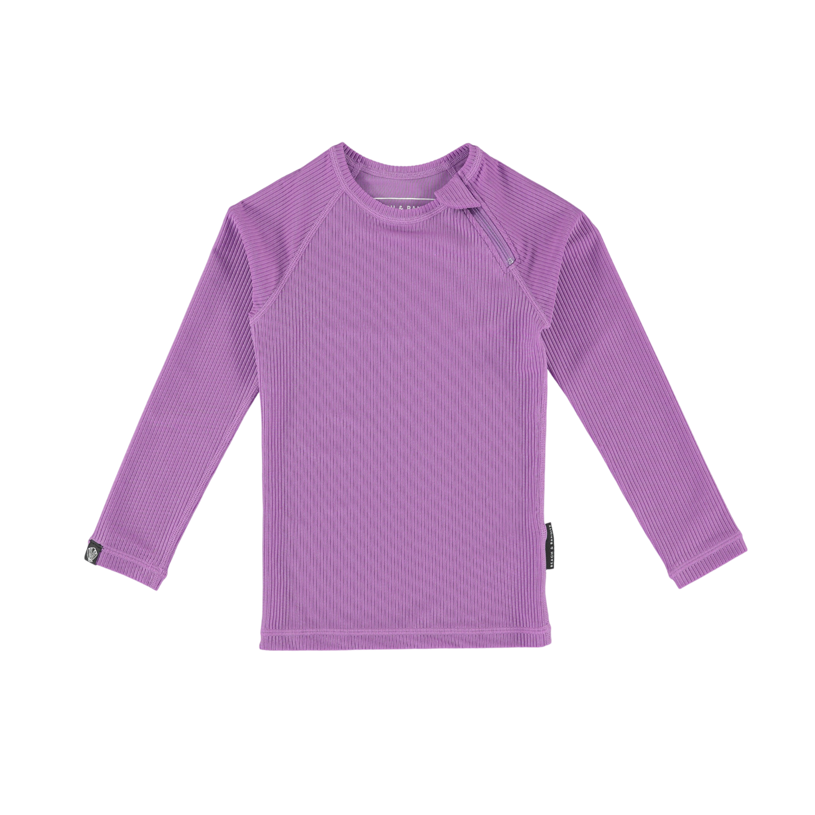 Maillot de bain UPF 50+ Orchid Ribbed LS Purple