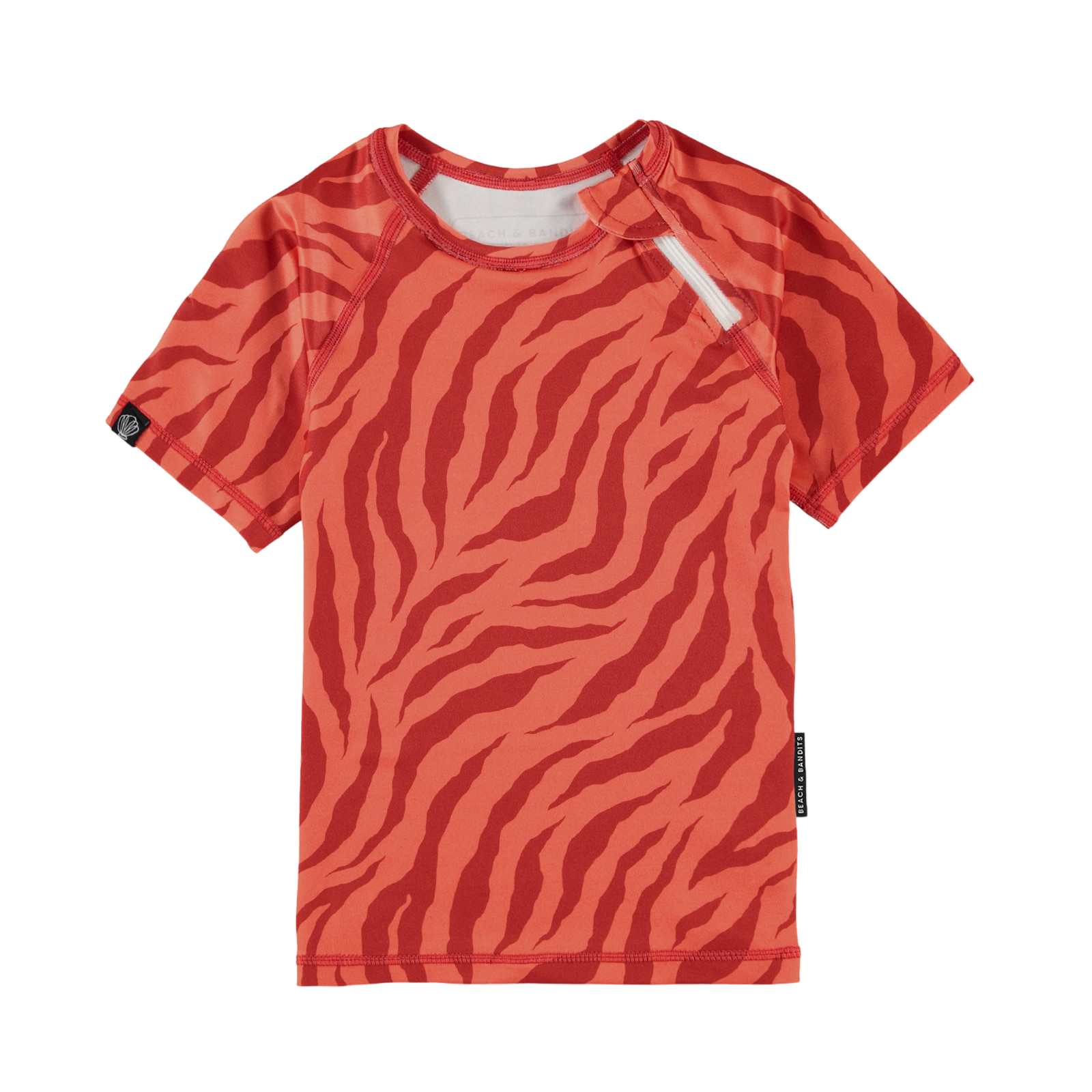 Maillot de bain UPF 50+ Stripes of Love Red/Coral