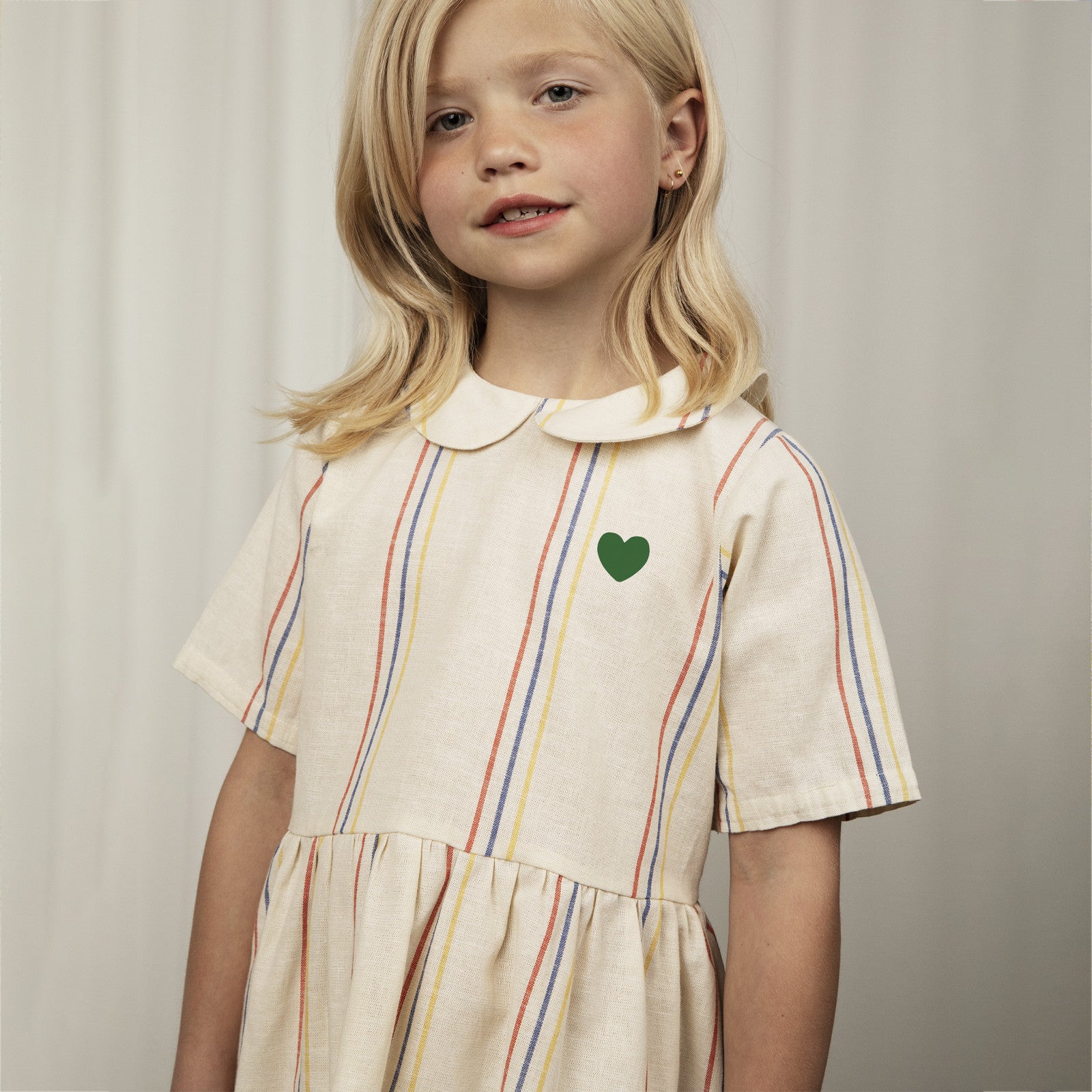 Kleid Stripe Offwhite