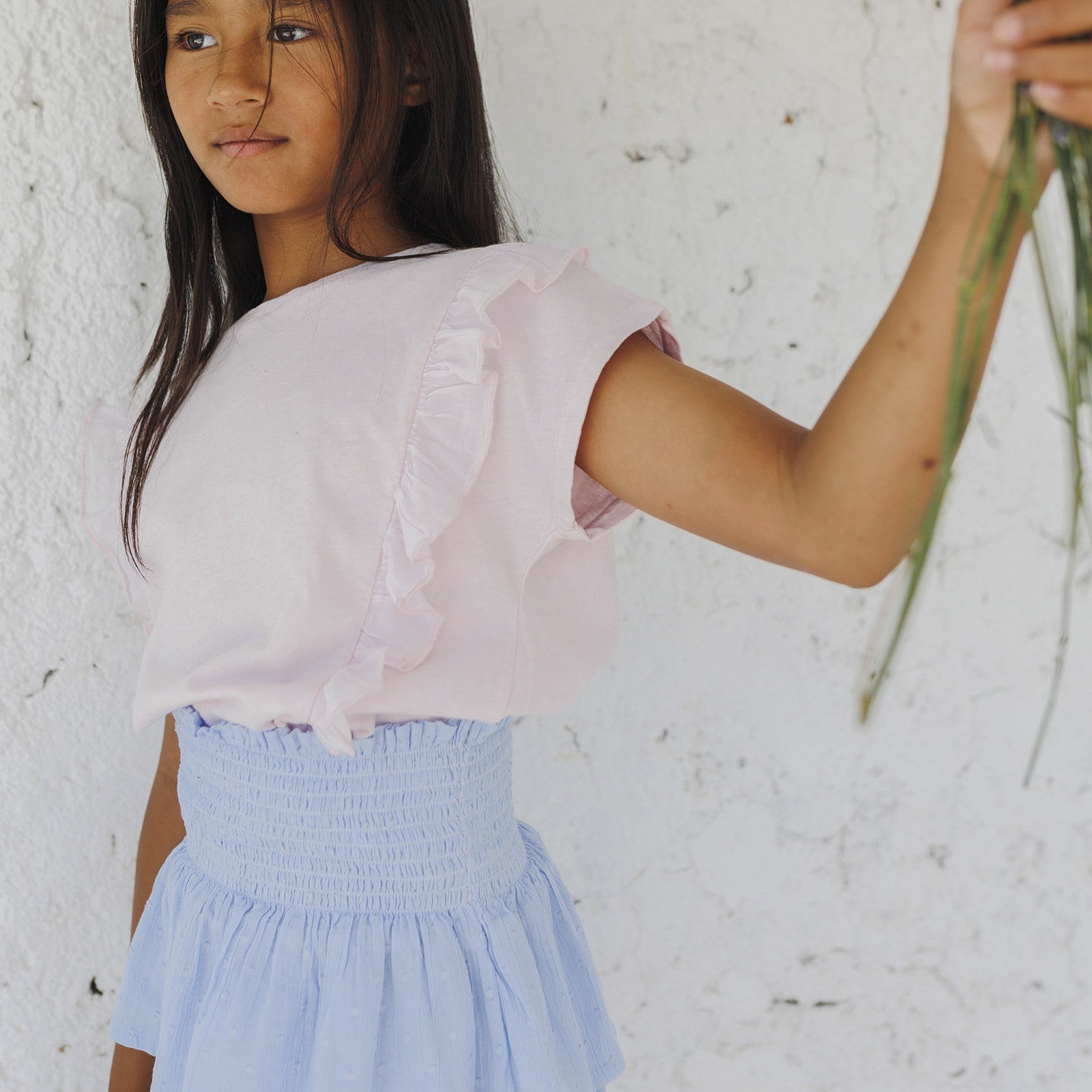 Skirt Plumeti Placid Blue