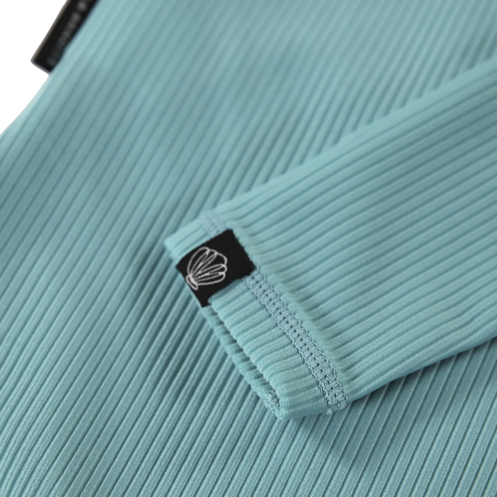 Swim shirt UPF 50+ Ribbed LS Coastal Shade