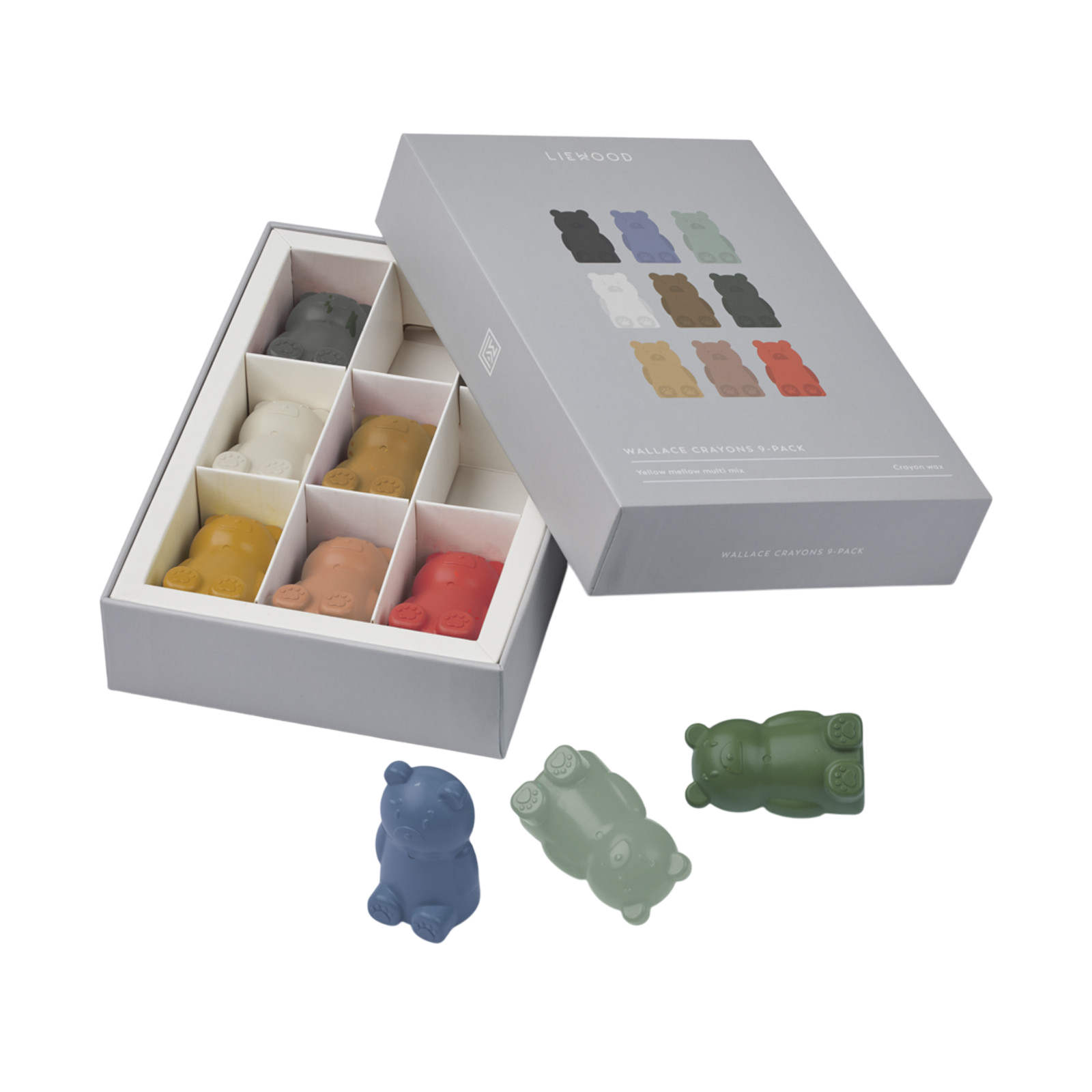 Wax crayons Wallace 9-Pack Yellow mellow multi mix