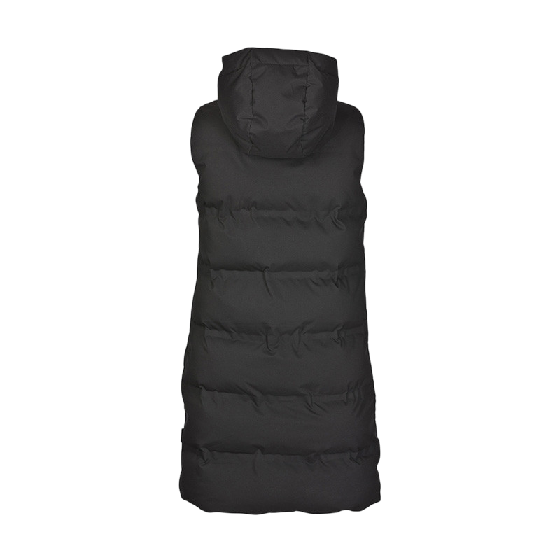 Gilet thermique long Petra black pour femmes