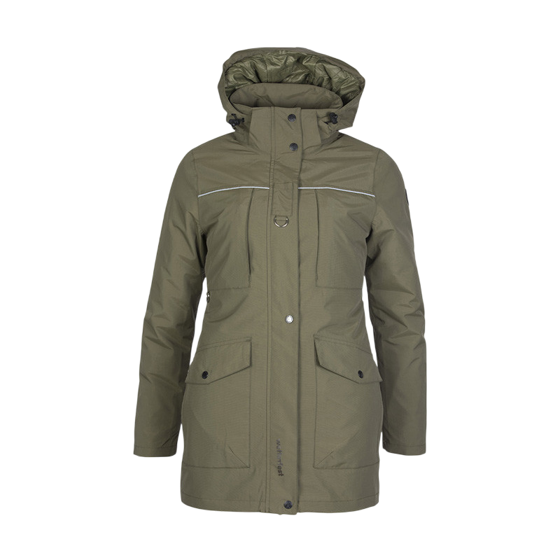 Femmes parka Rexa vert ivy