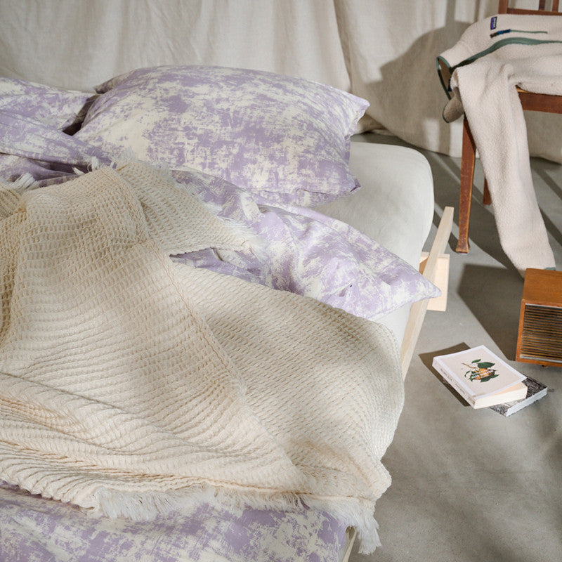 Thea Kissenbezug undyed/ lavendel 65x100 cm