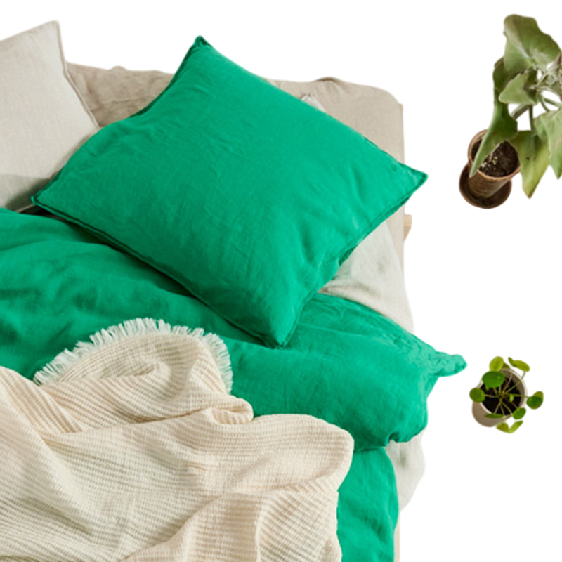 Lotta taie d'oreiller spinach 50x70 cm