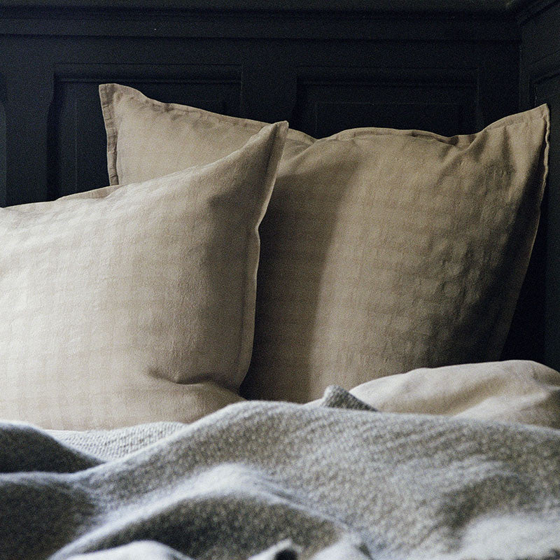 TRABOULES Housse de couette taupe 200x210 cm