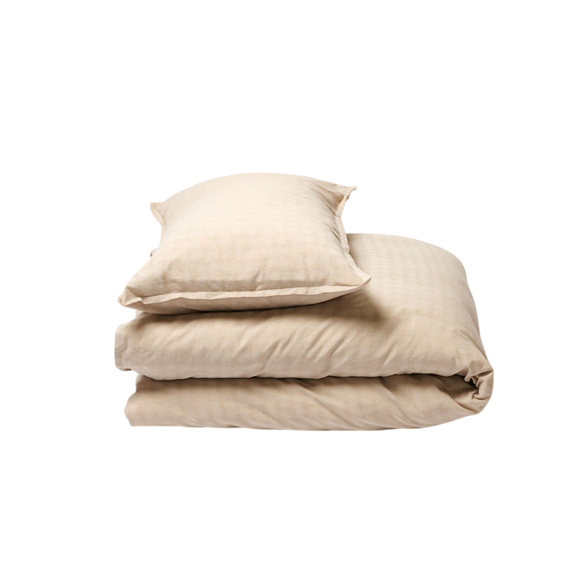 TRABOULES Taie d'oreiller taupe 65x65 cm