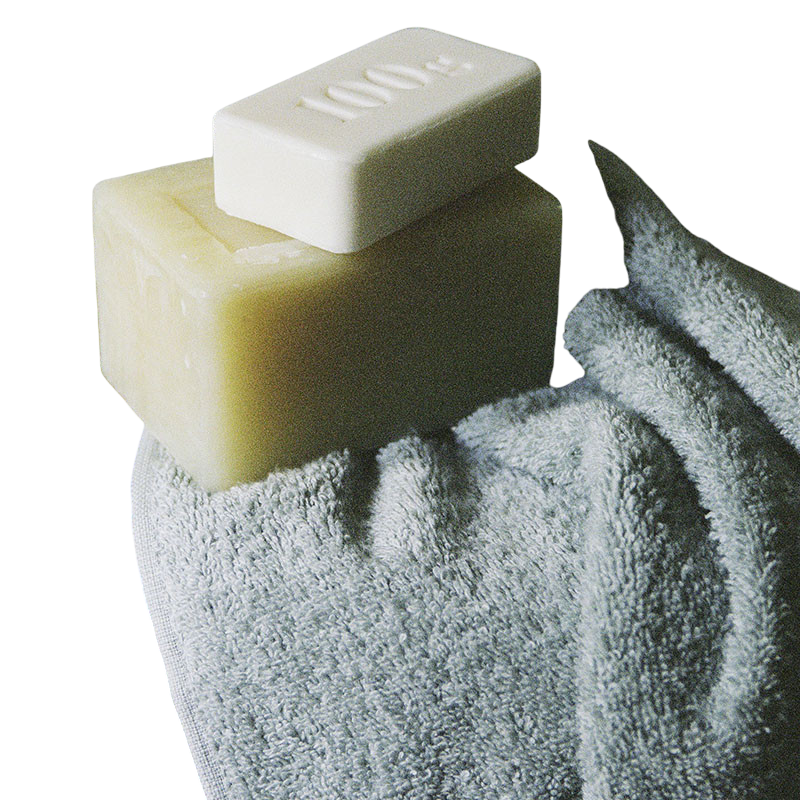 GARDA washcloth ice blue 30x30 cm