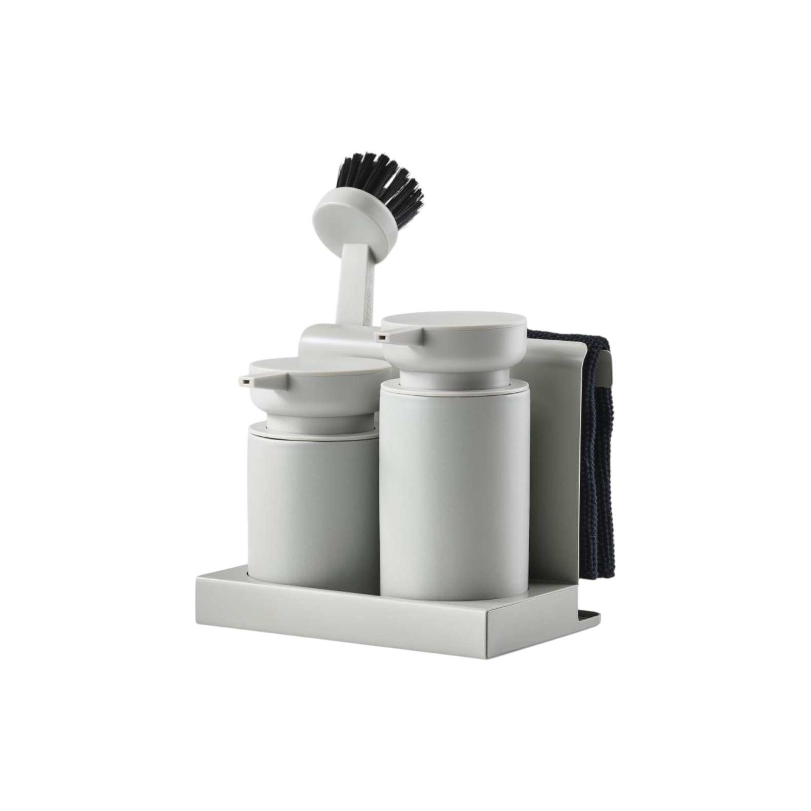 Sink trough butler Diish 5-piece, gray