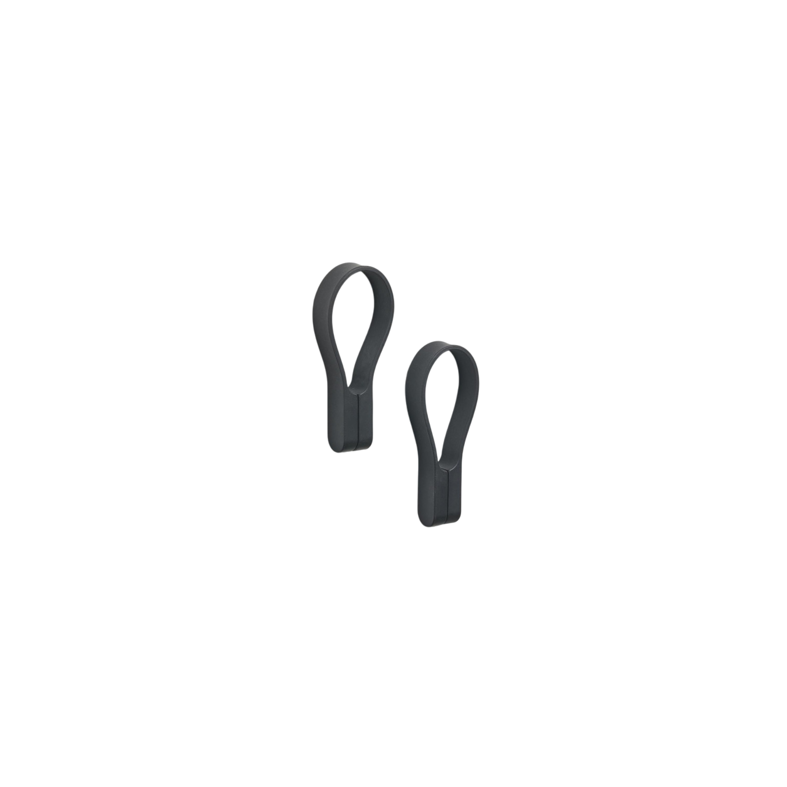 Handtuchhalter Loop 2 Stück, Schwarz