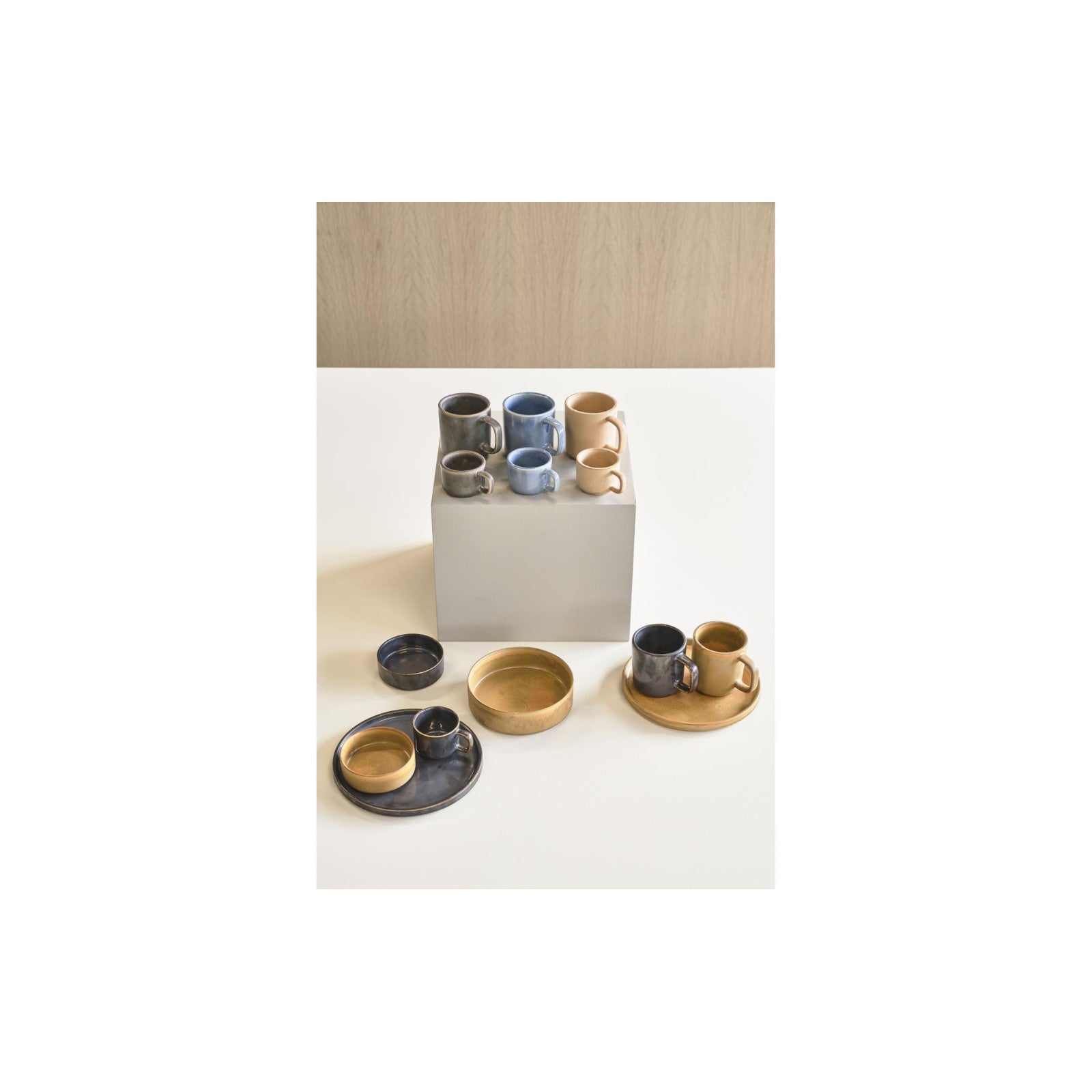 Fjord dinner plate, 2 pieces, black