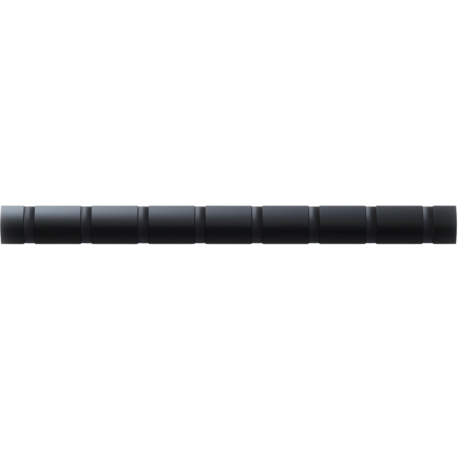 Portemanteau Flip 8 crochets, noir