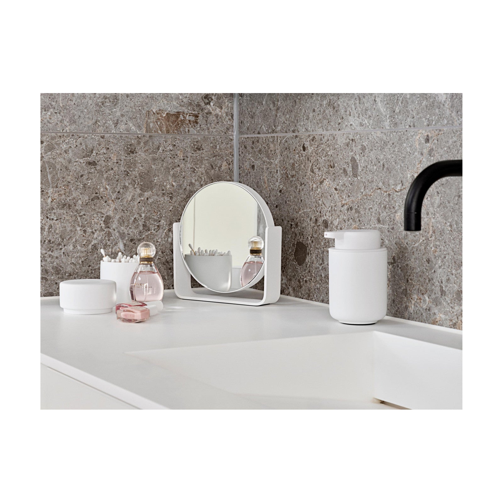 miroir de table Ume, White