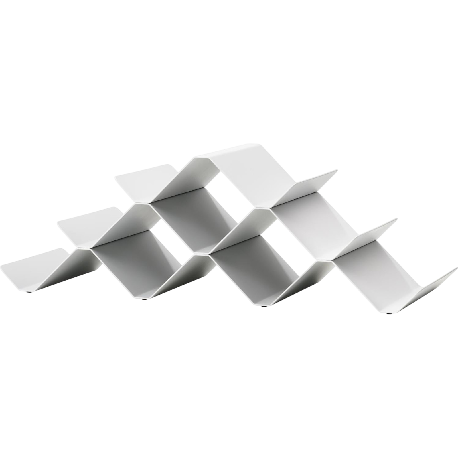 Weinregal Rocks für 9 Flaschen, Grau