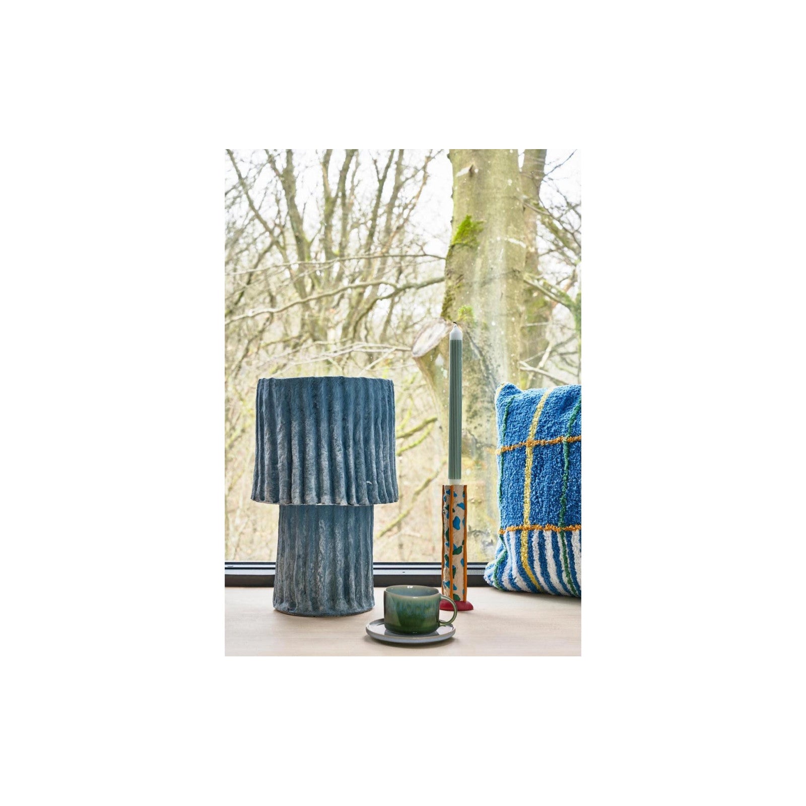 Kissen Styles 45 x 45 cm, Blau/Mehrfarbig