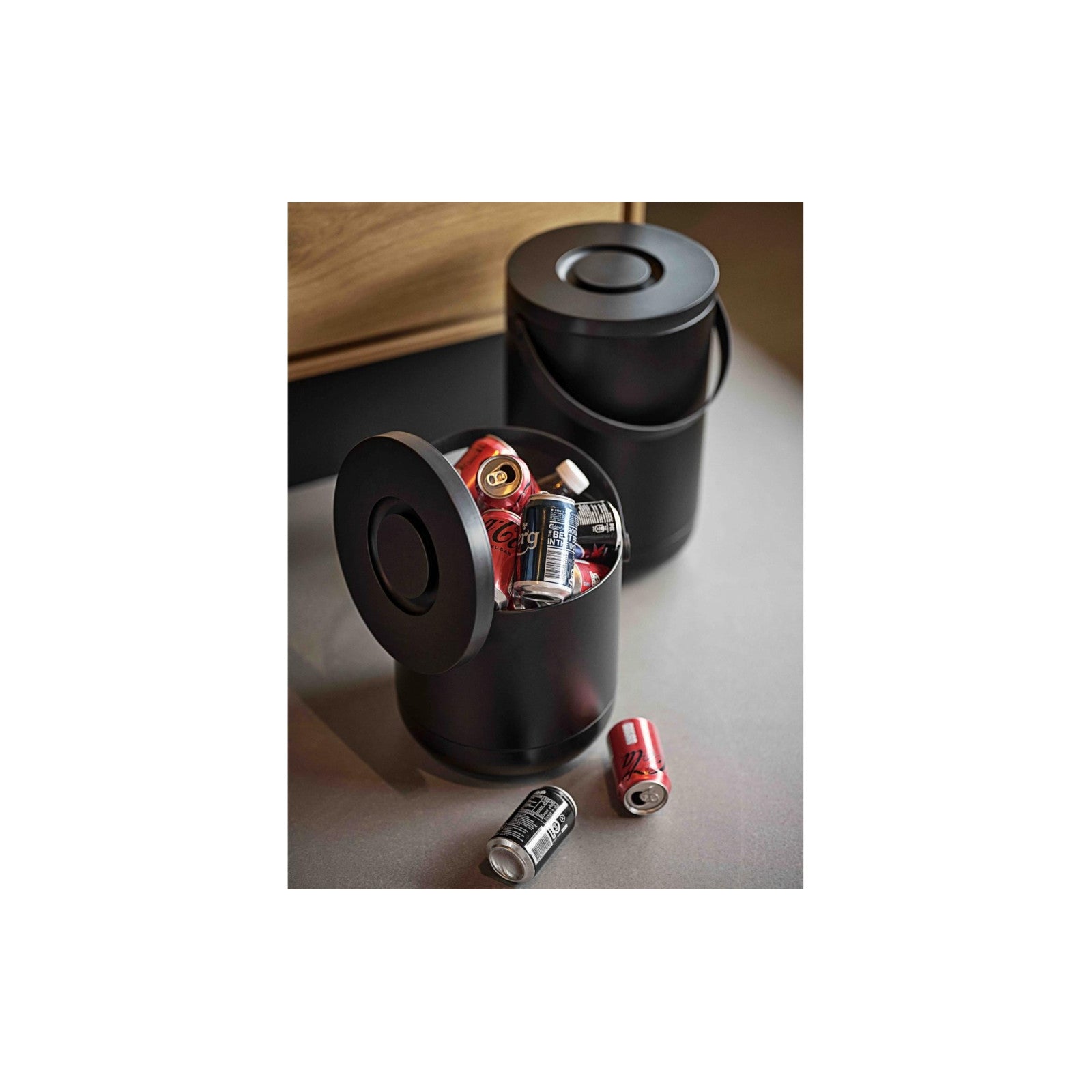 Poubelle Circular 22 l, noir