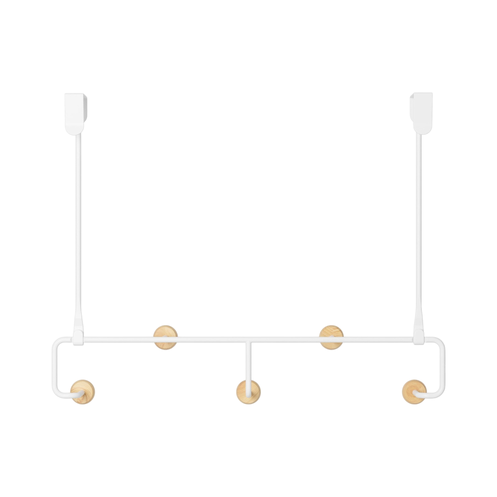 Türgarderobe Estique 5 Haken, Weiss