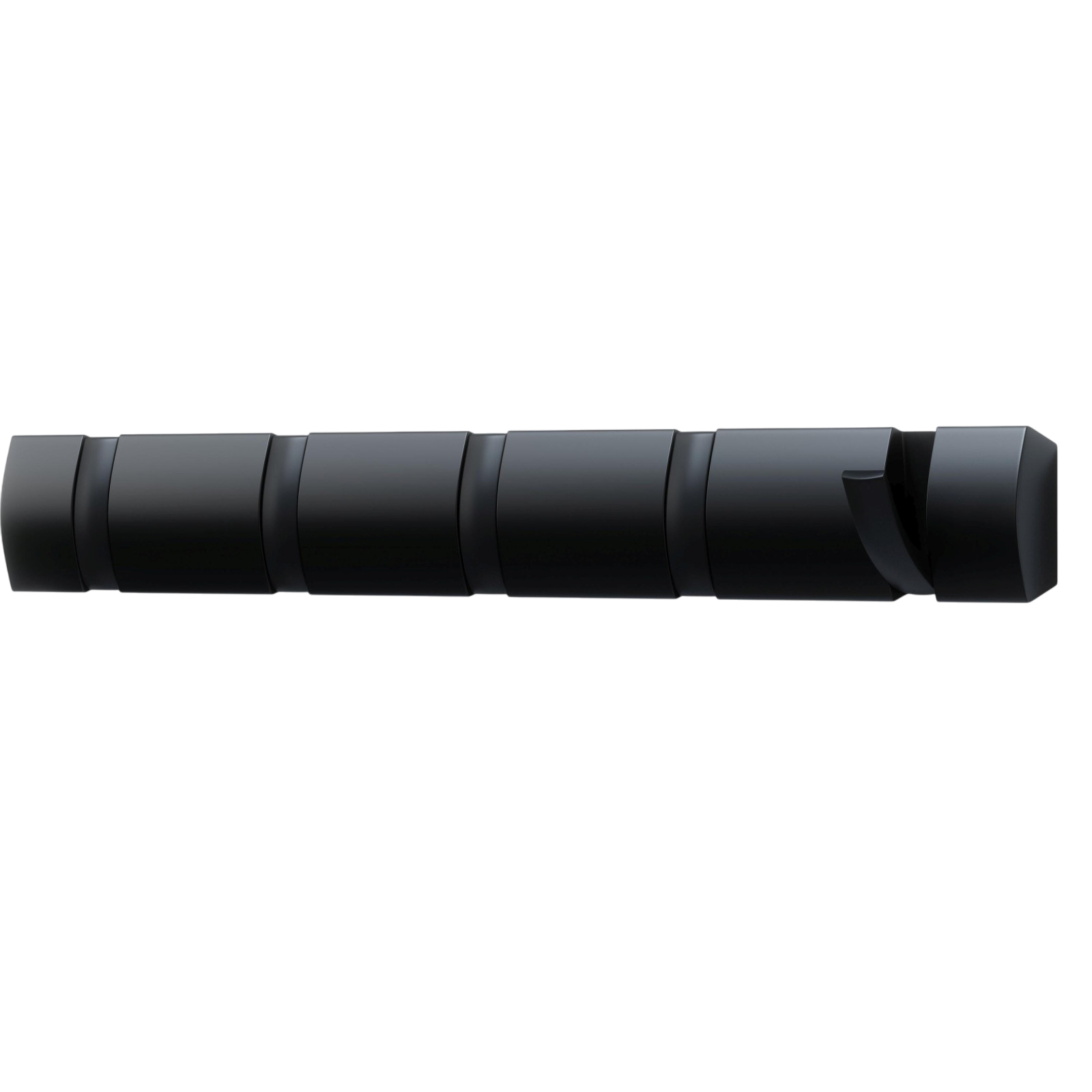 Portemanteau Flip 5 crochets, noir