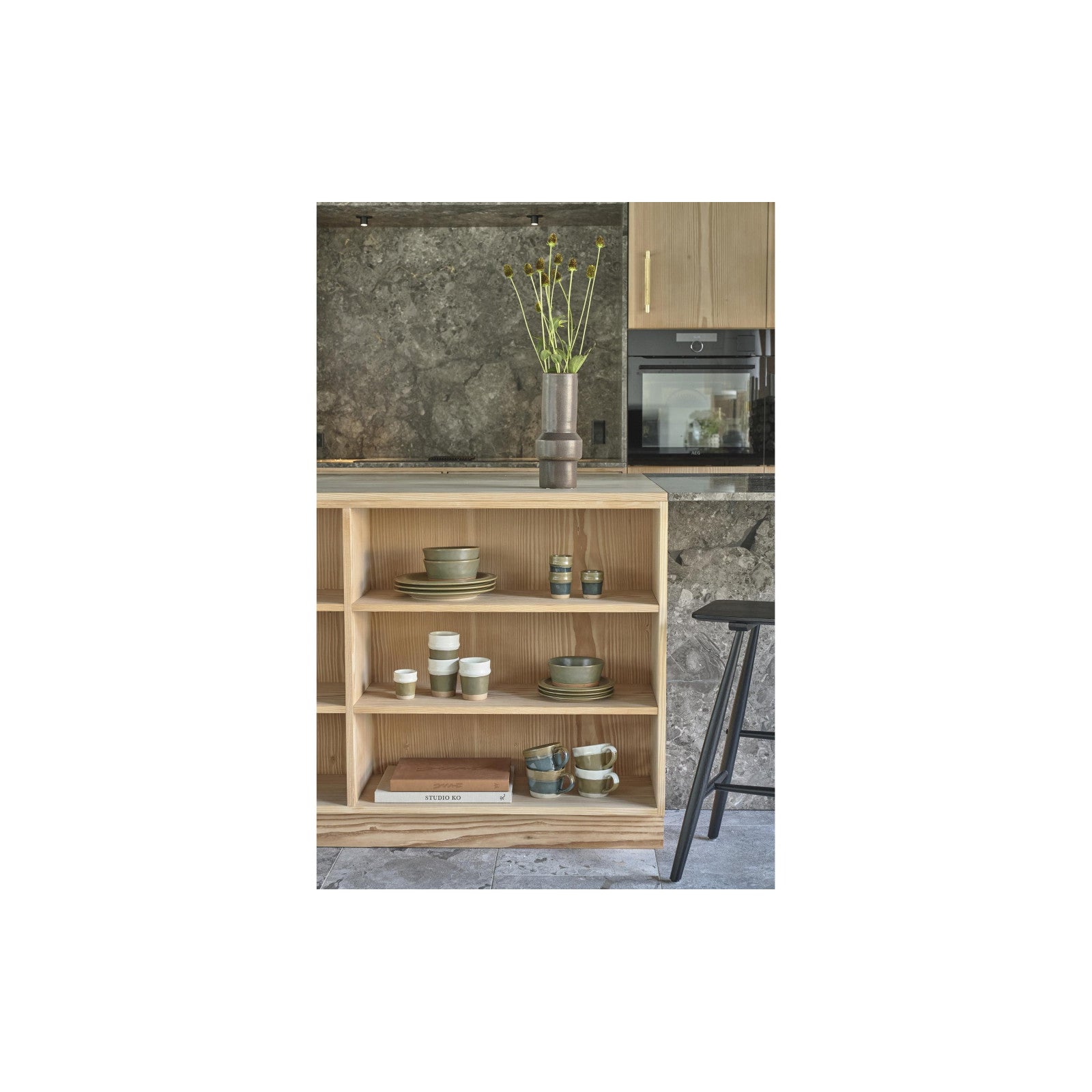 Coffee mug Evig, 2 pieces, green