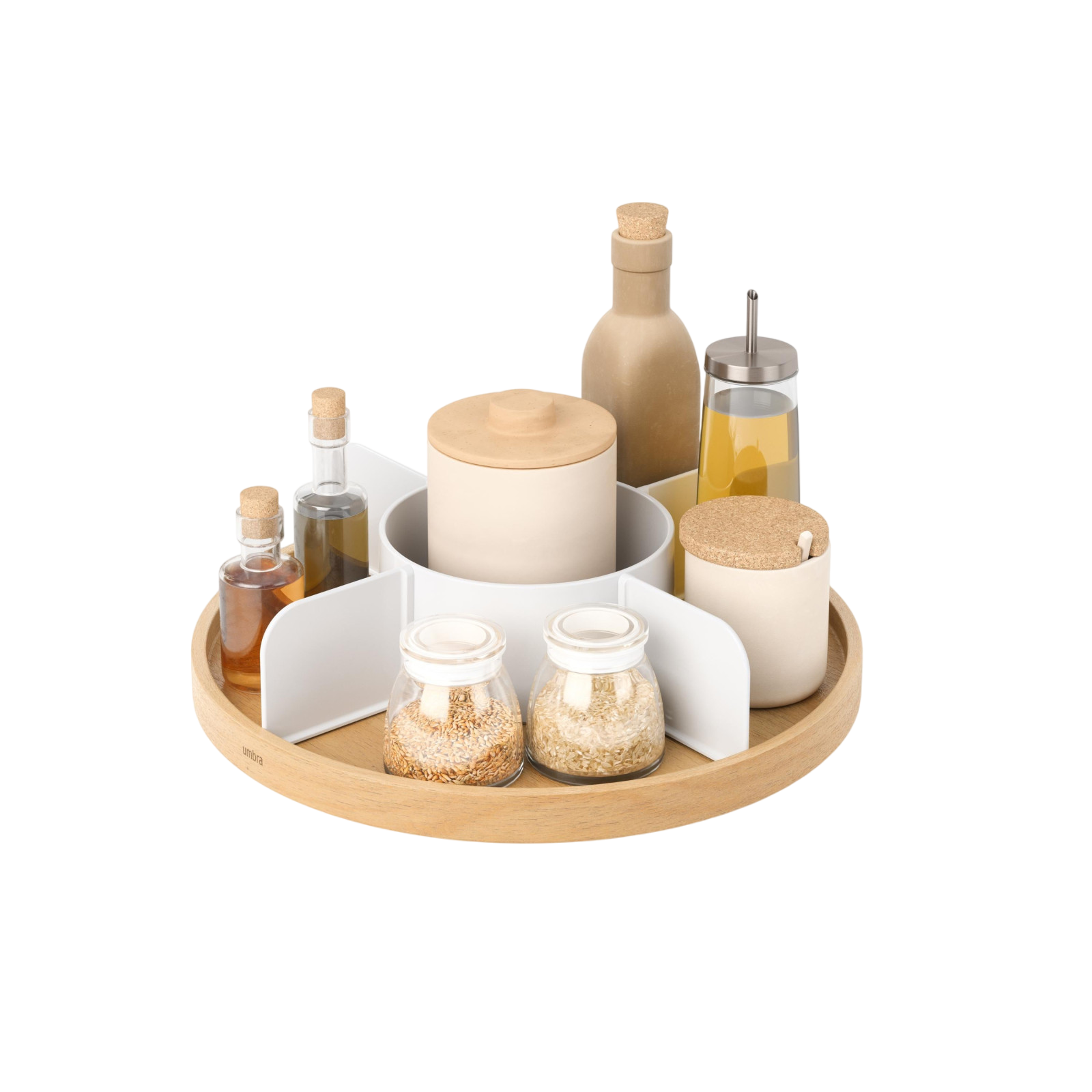 Küchenutensilienhalter Bellwood Nature/Weiss