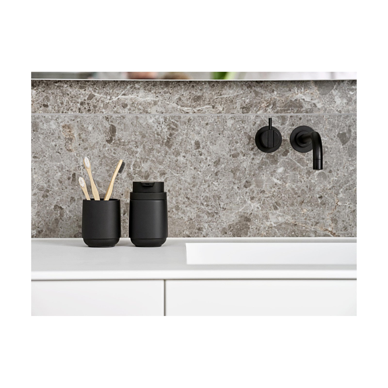 Time soap dispenser 220 ml, black