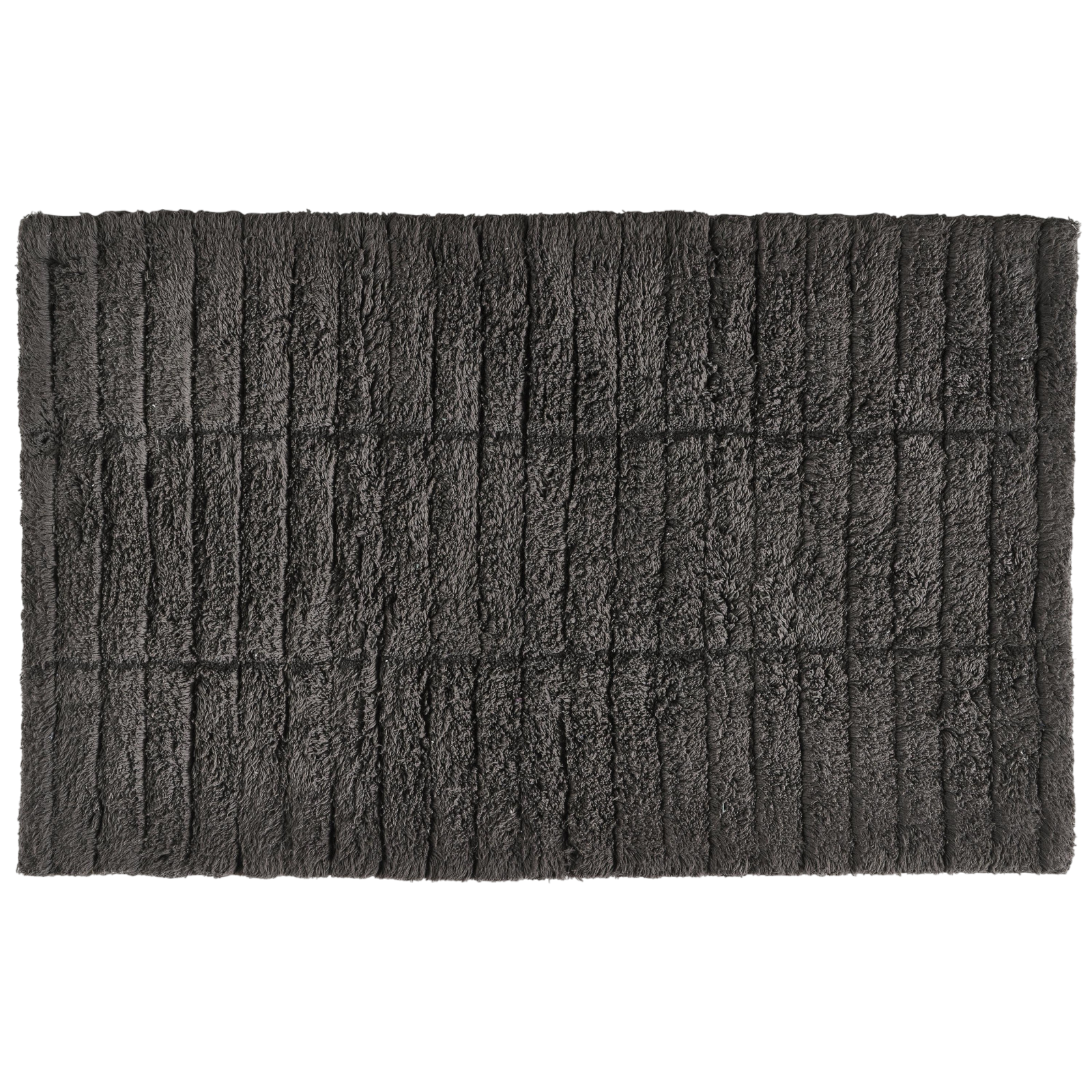 Bath rug Tiles anthracite