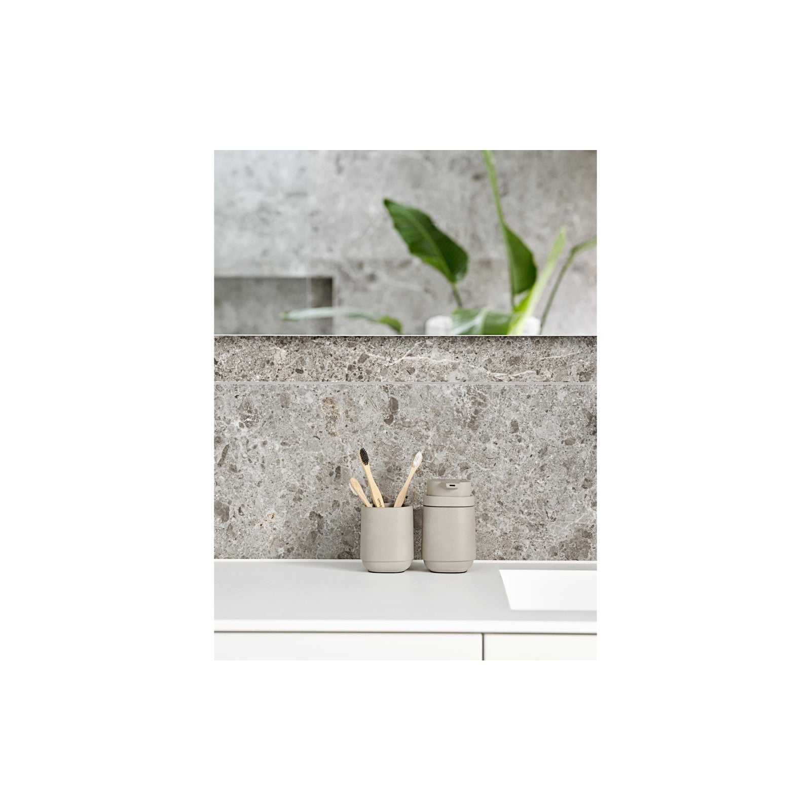 Seifenspender Time 220 ml, Betonfarbe