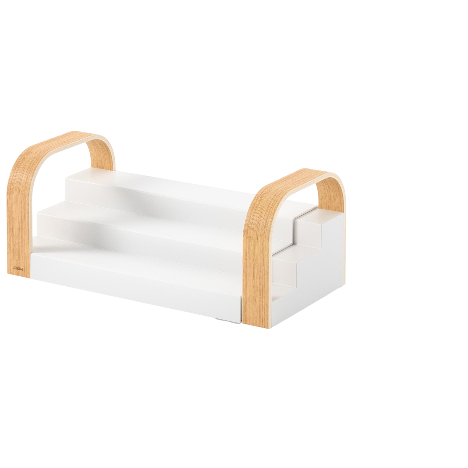 Etagère à épices Bellwood Nature/Blanc