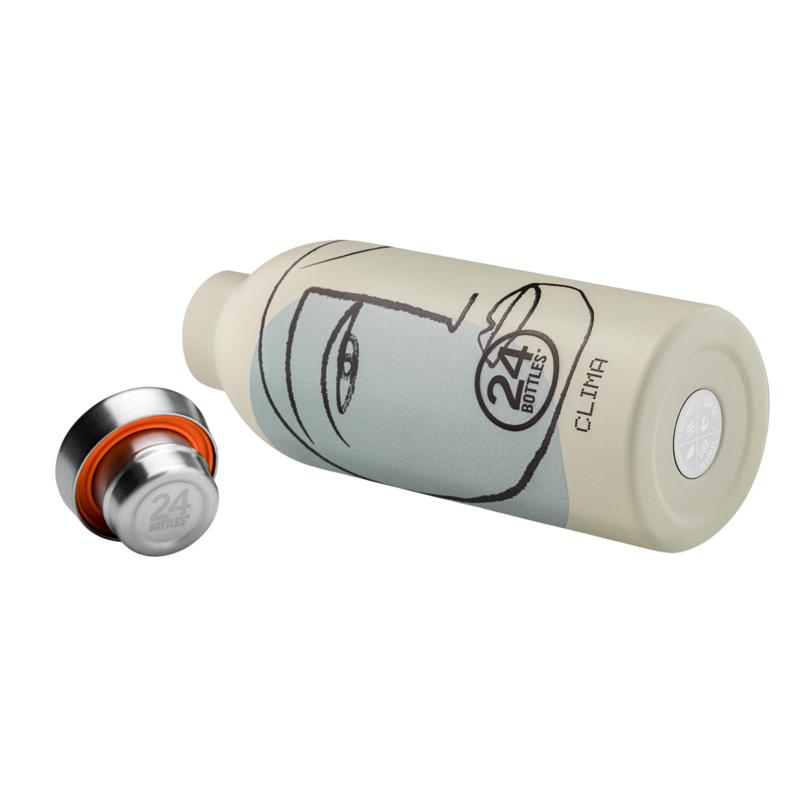 Thermosflasche Clima 0.5 l, White Calypso