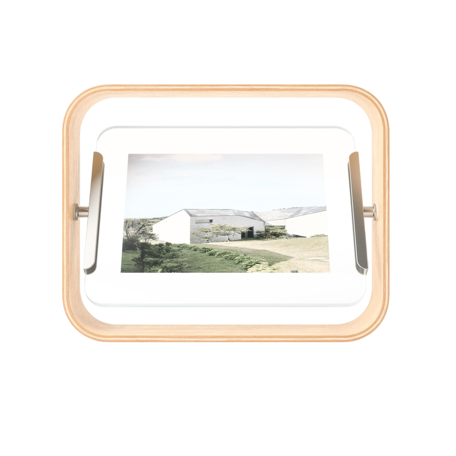 Bilderrahmen Bellwood, 13 x 8/10 x 15 cm, Nature/Transparent