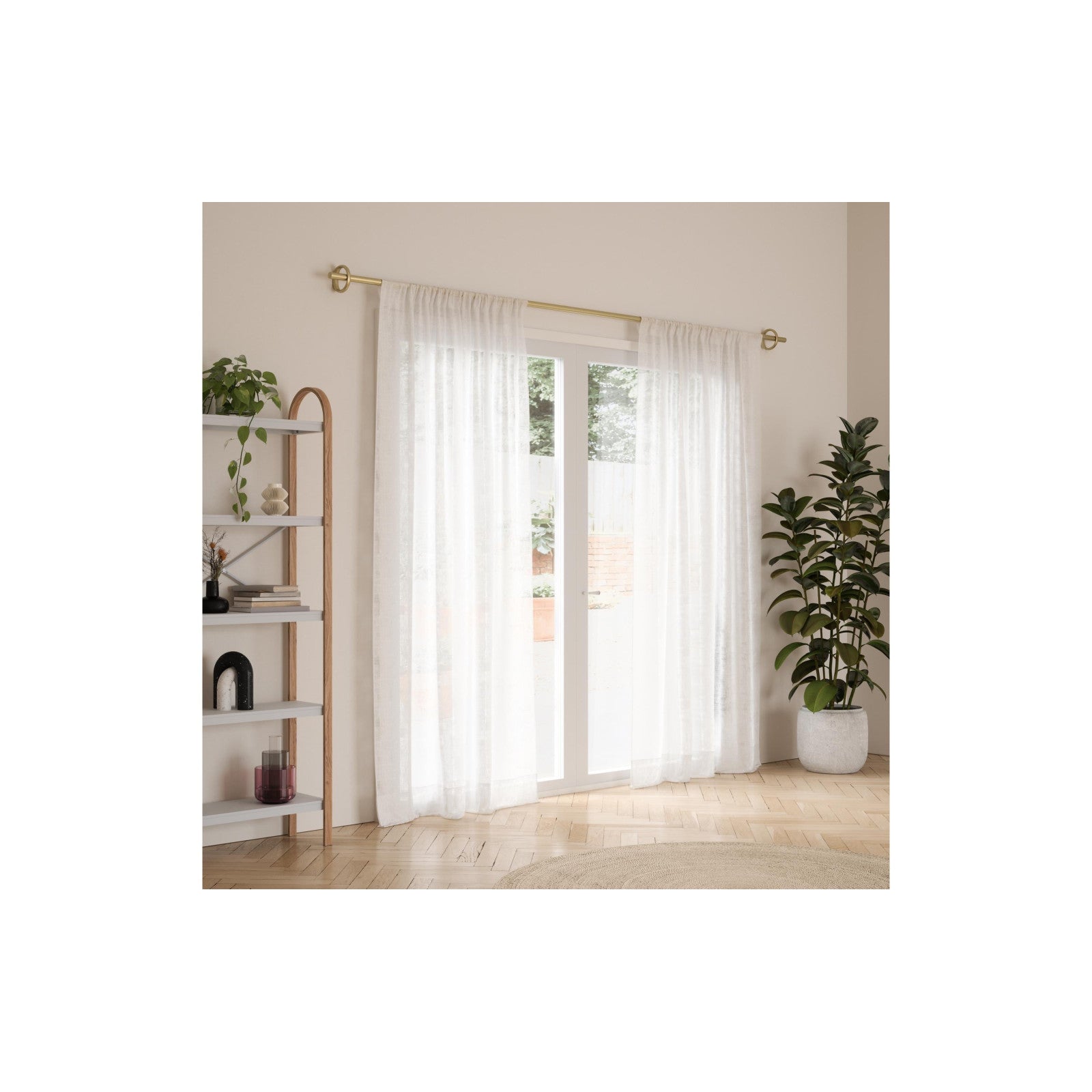 Tringle à rideaux Ringlet, or