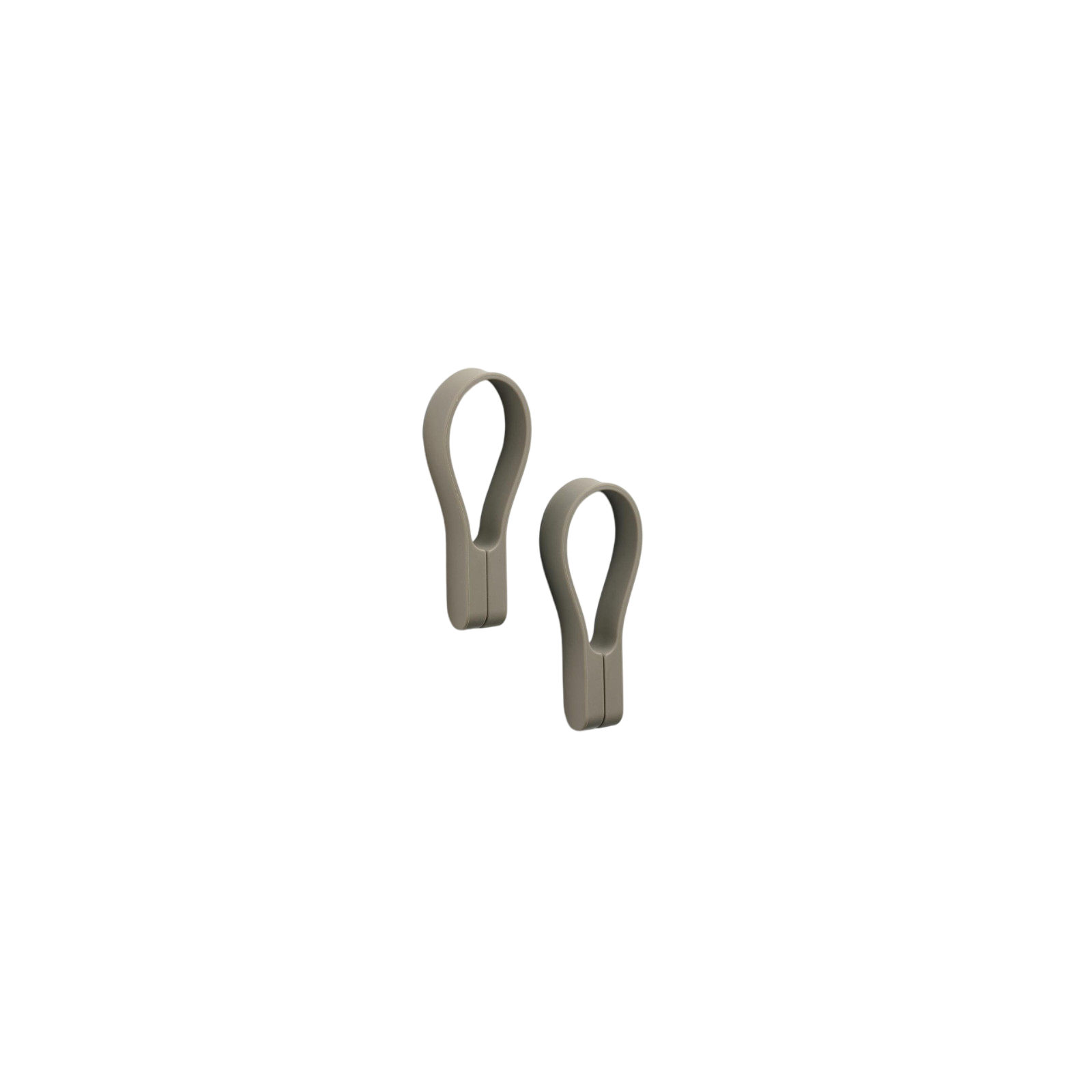 Loop towel rail 2 pieces, taupe