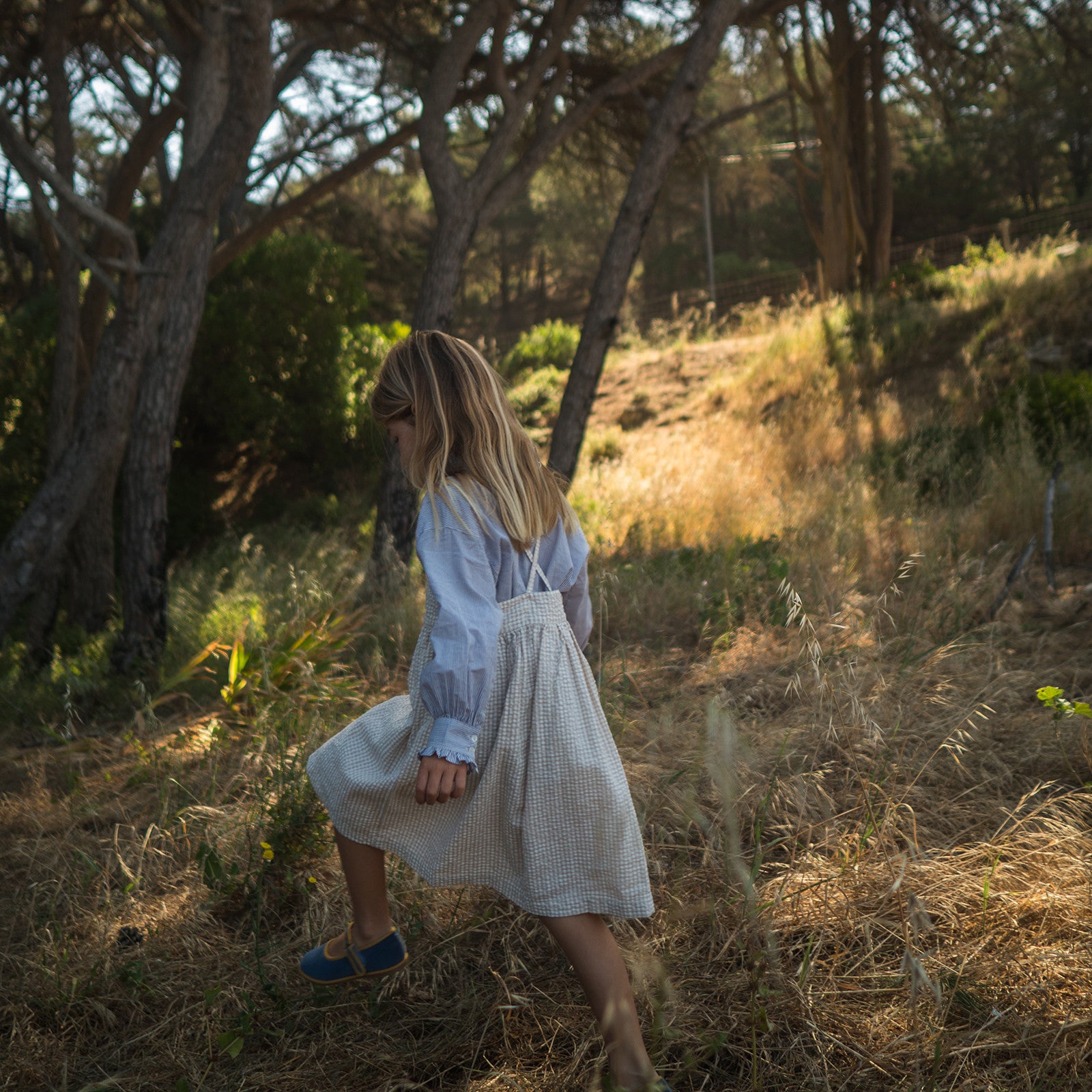Blouse Tyra Bolich Blue Stripe