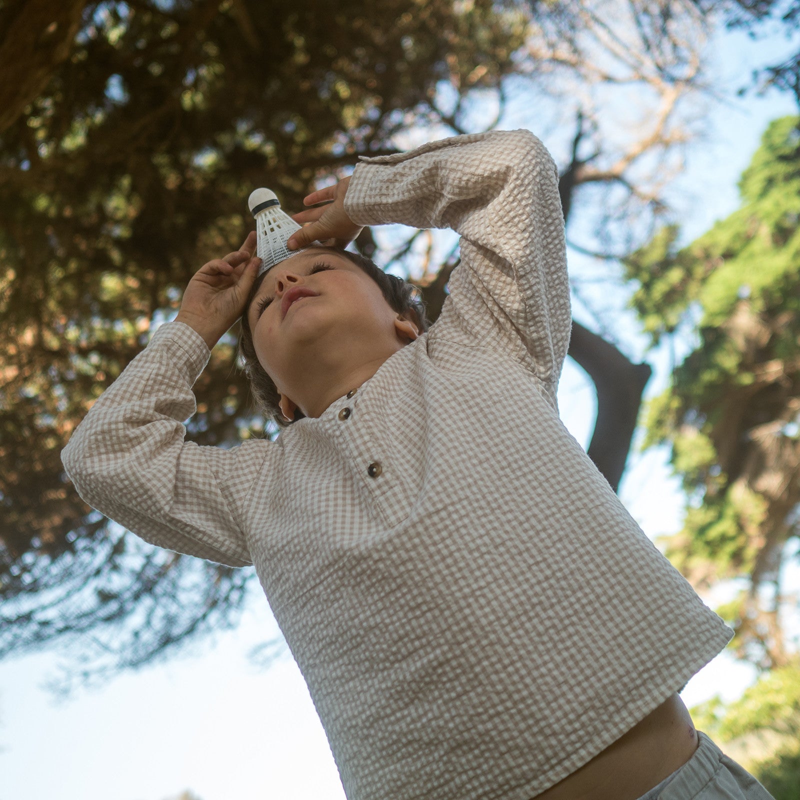 Shirt Tokyo Grey Sand Gingham