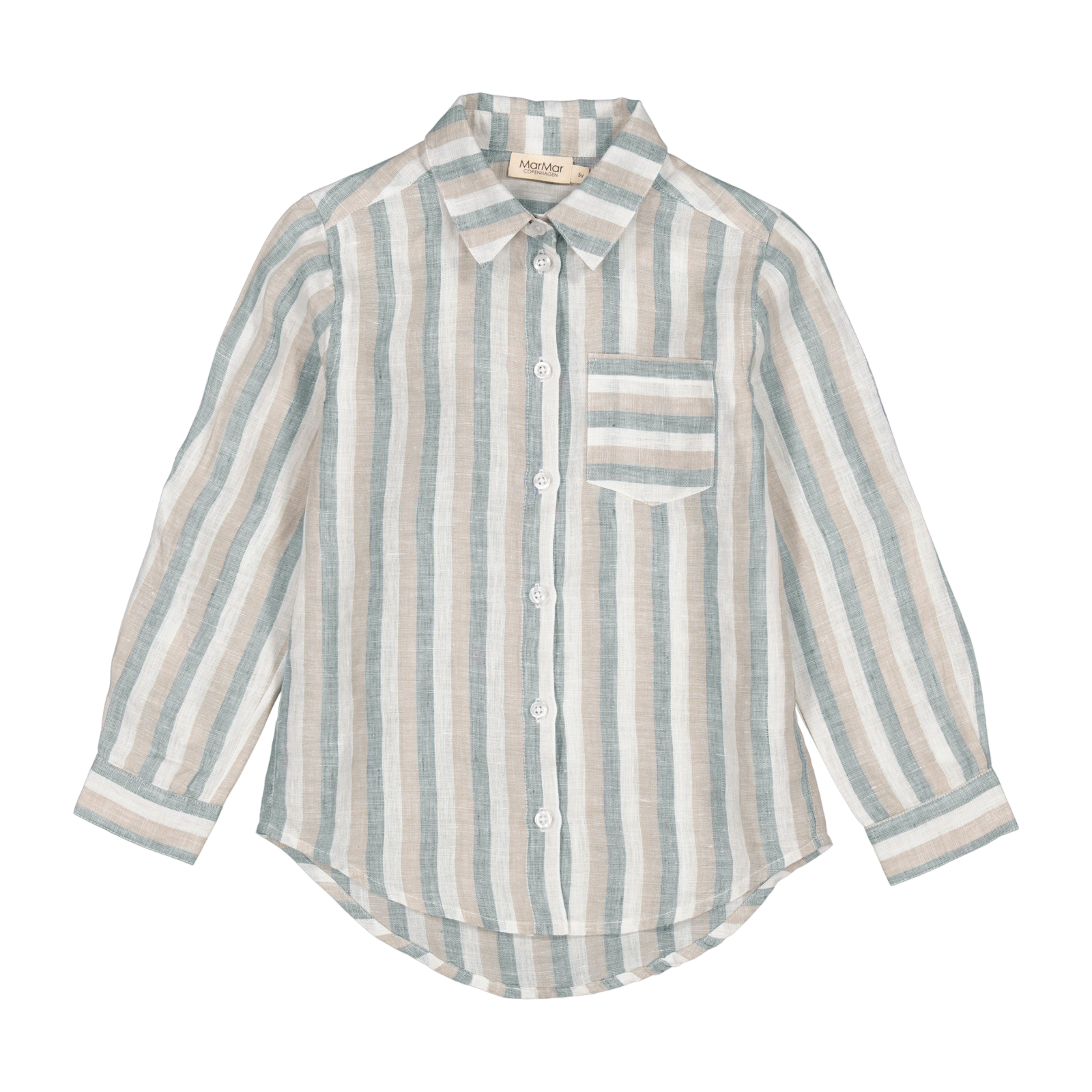 Hemd Tommy Dusty Blue Stripe