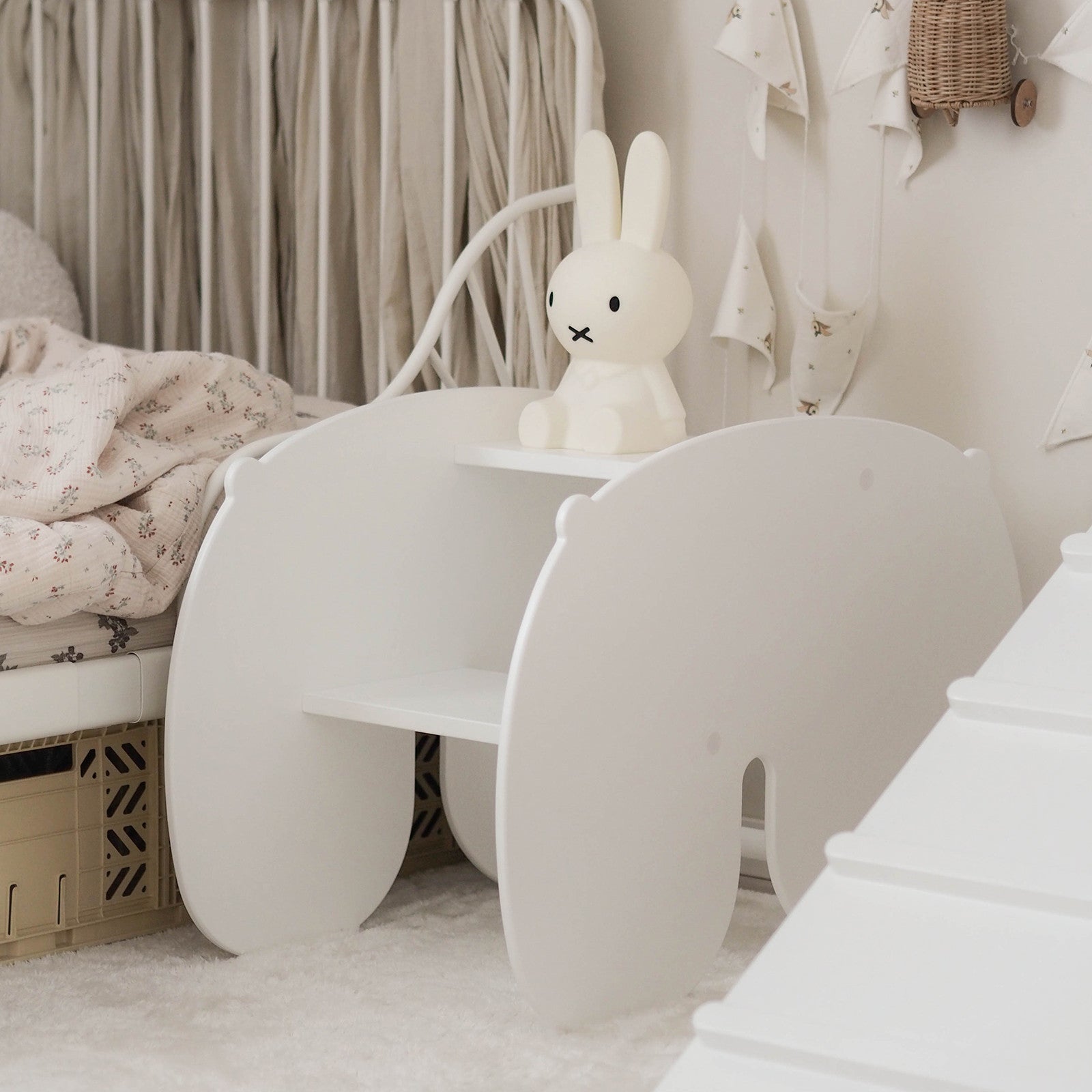 Schaukelpferd NUPPU Weiss