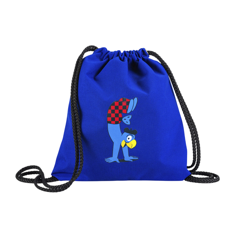 Sportbeutel Globi blau