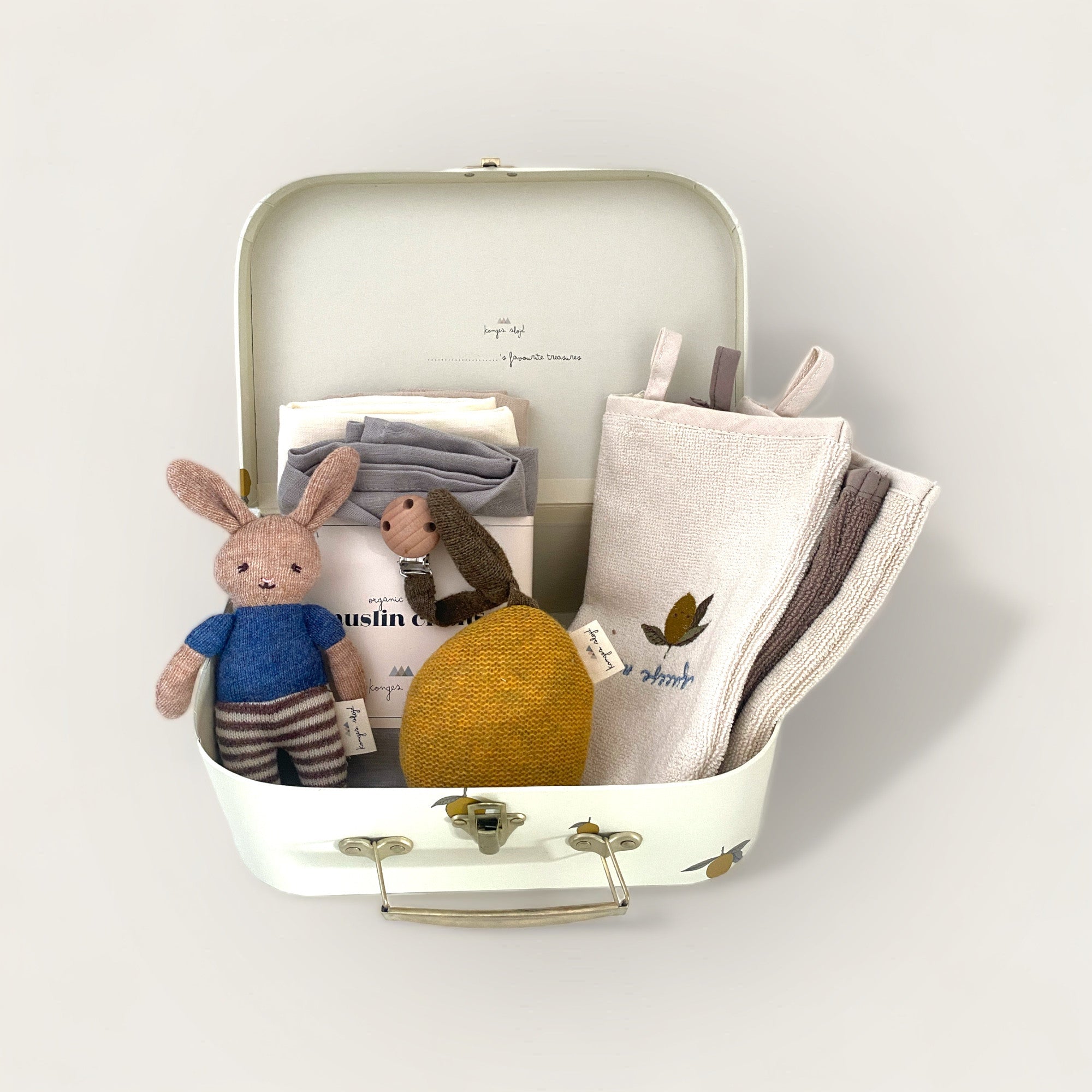 Birth gift suitcase Lemon Love